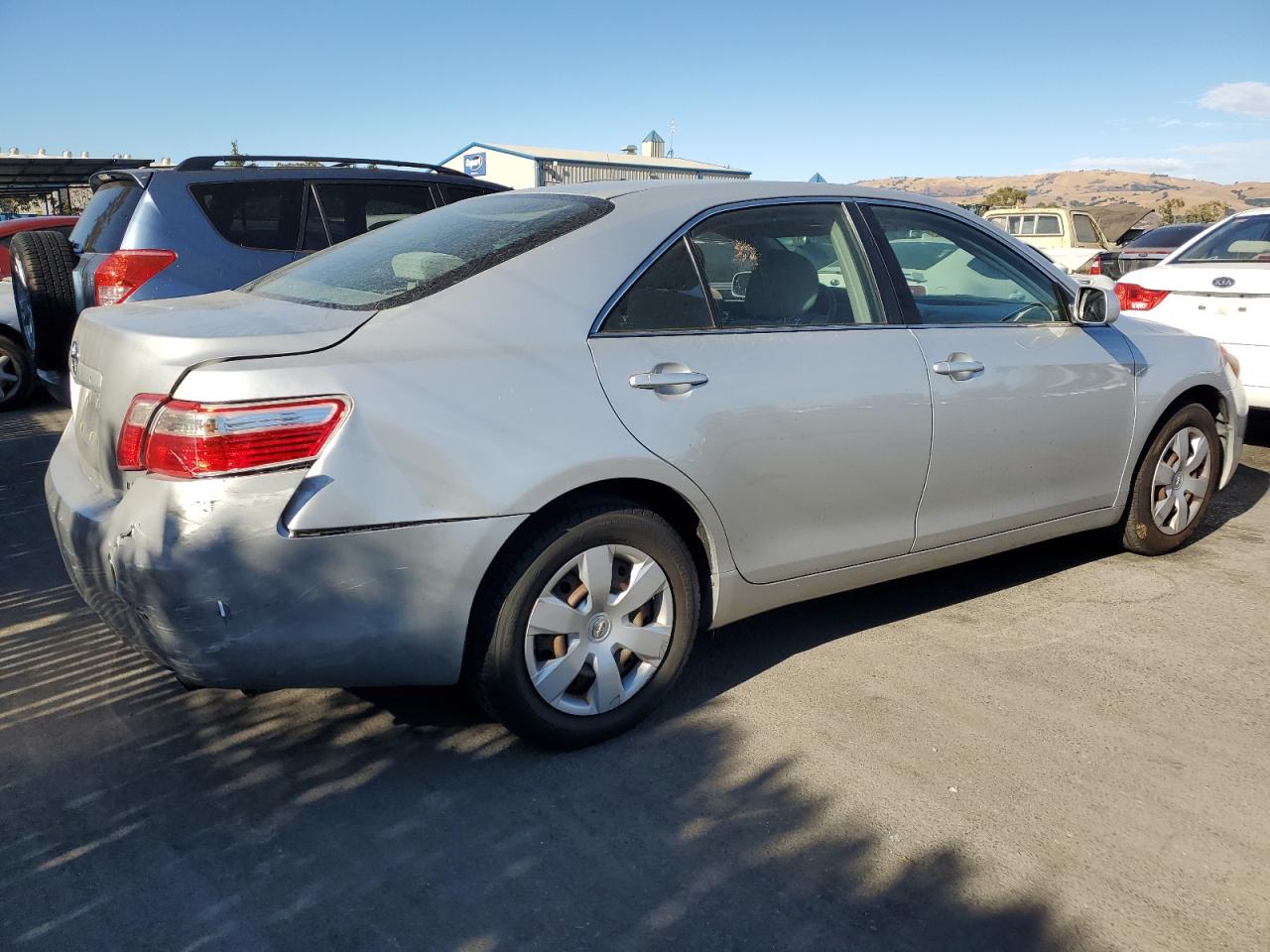 2007 Toyota Camry VIN 4T1BE46K27U003264 Copart auction photo, rear end damage thumbnail 3