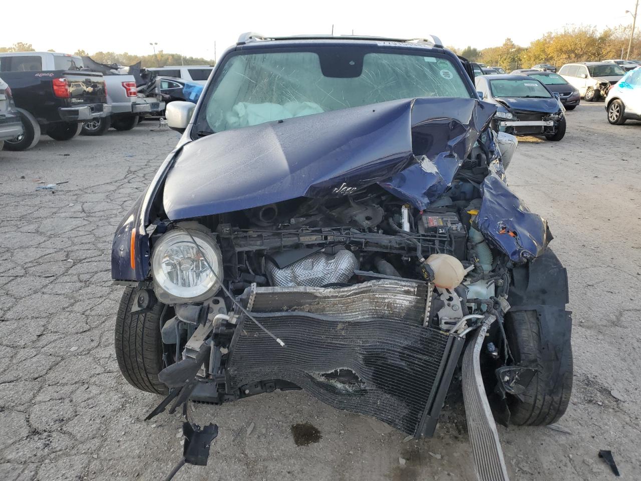 2016 Jeep Renegade VIN ZACCJBDT9GPD48667 Copart auction photo, front end / side damage thumbnail 5