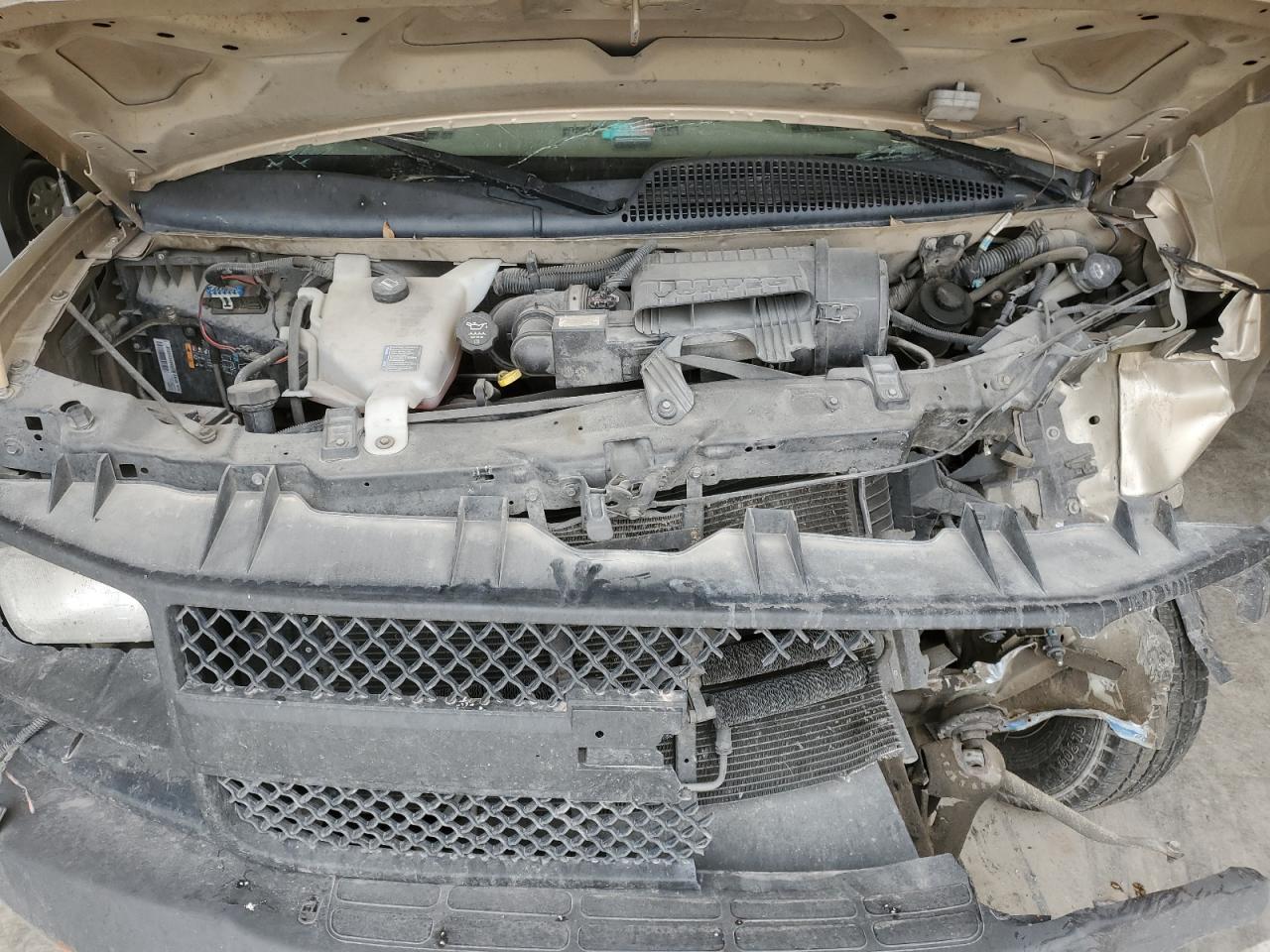 2013 Chevrolet Express VIN 1GAZGZFA8D1103070 Copart auction photo, front end / all over damage thumbnail 12