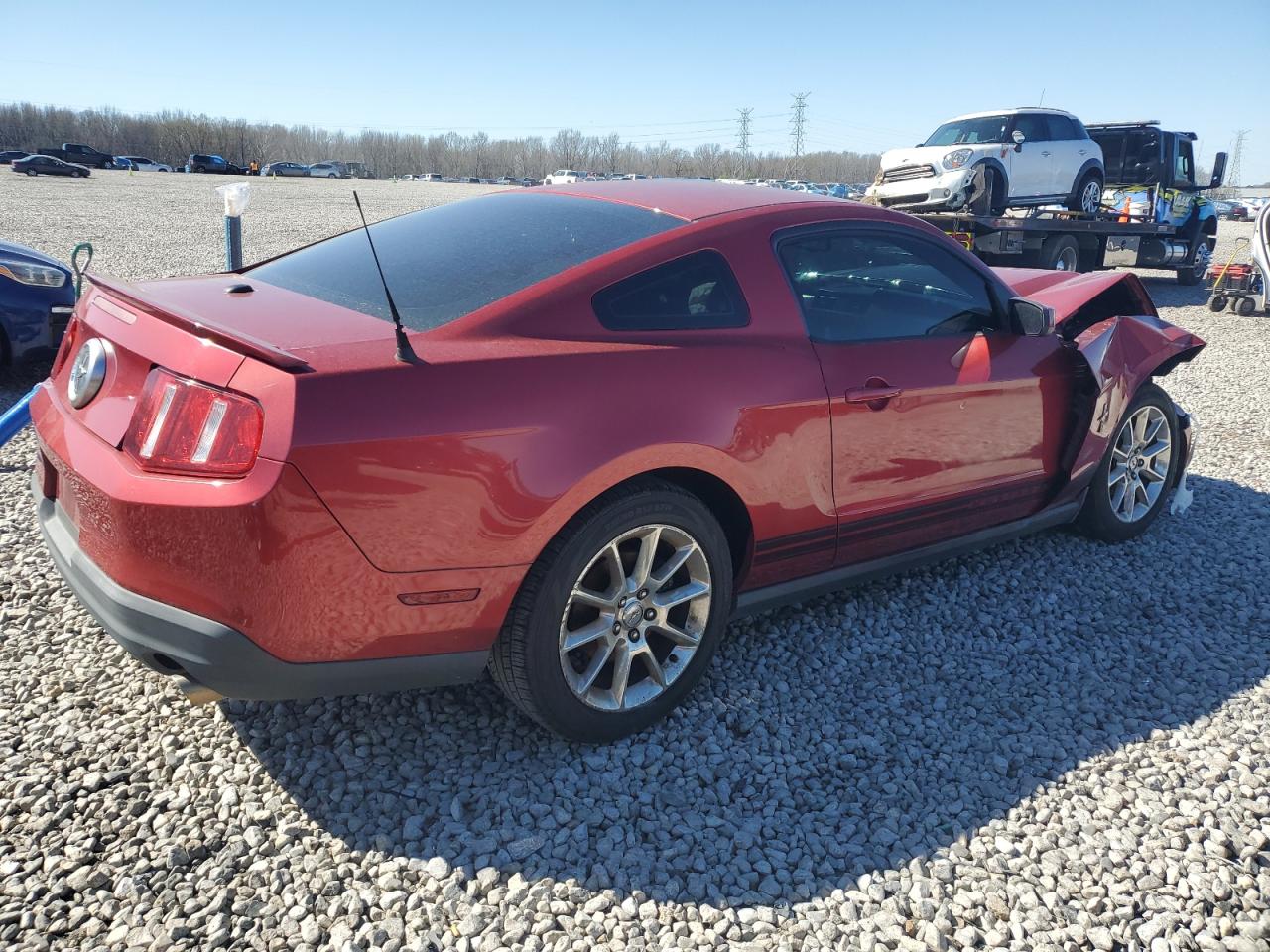 2010 Ford Mustang VIN 1ZVBP8AN9A5176382 Copart auction photo, front end damage thumbnail 3