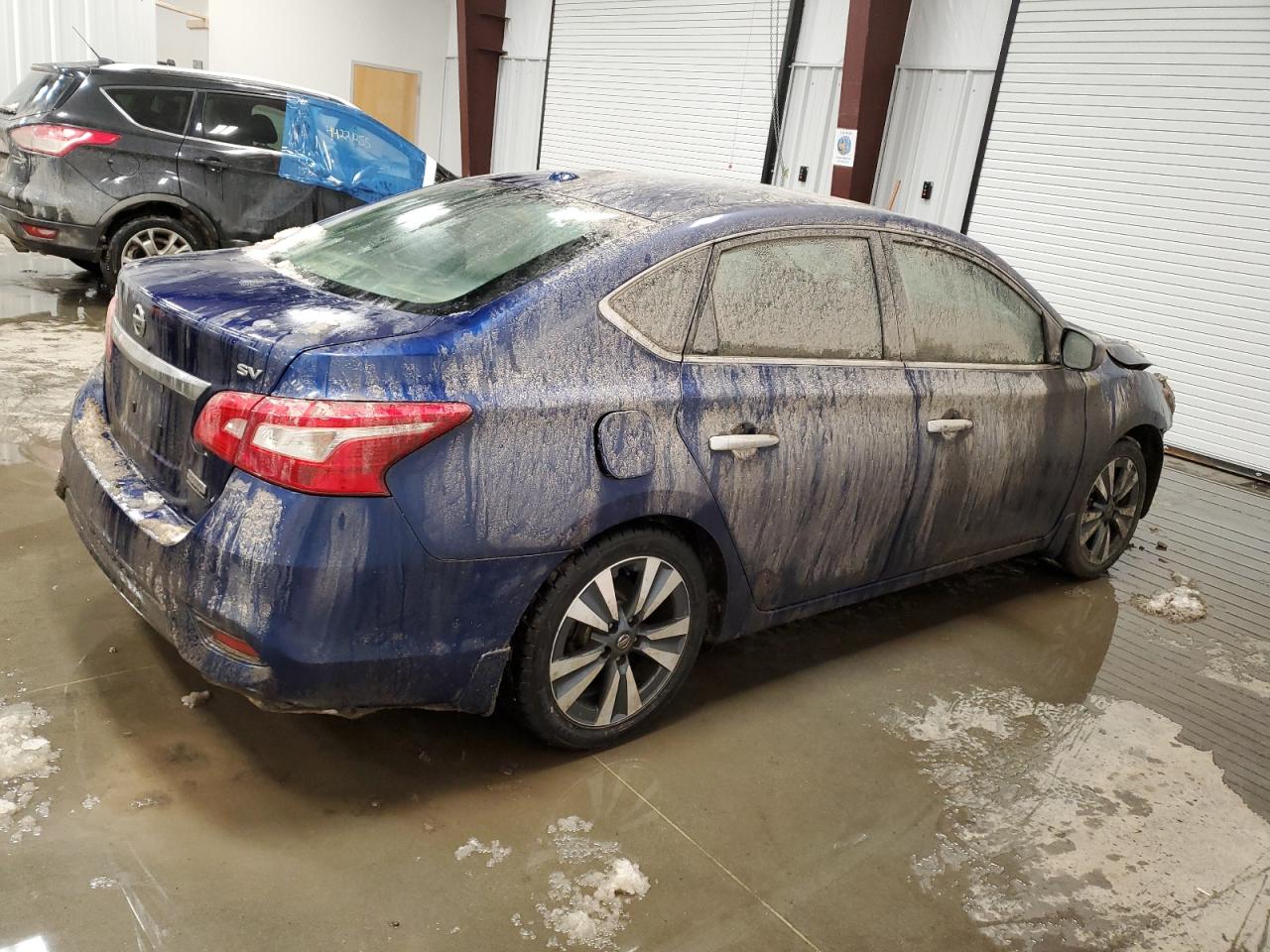 2019 Nissan Sentra VIN 3N1AB7AP6KY434051 Copart auction photo, front end / rear end damage thumbnail 3