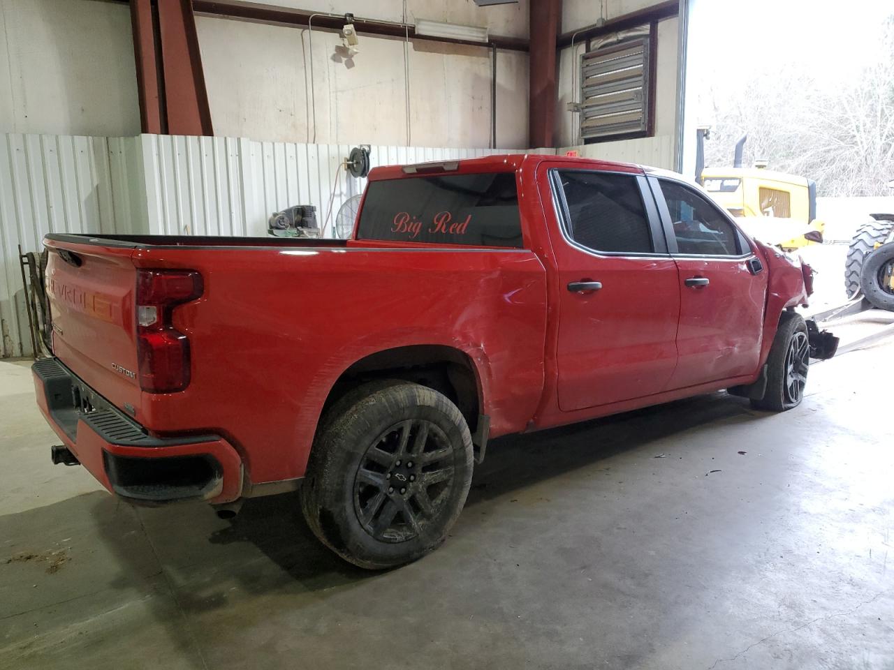 2023 Chevrolet Silverado VIN 3GCPABEK6PG191480 Copart auction photo, front end / side damage thumbnail 3