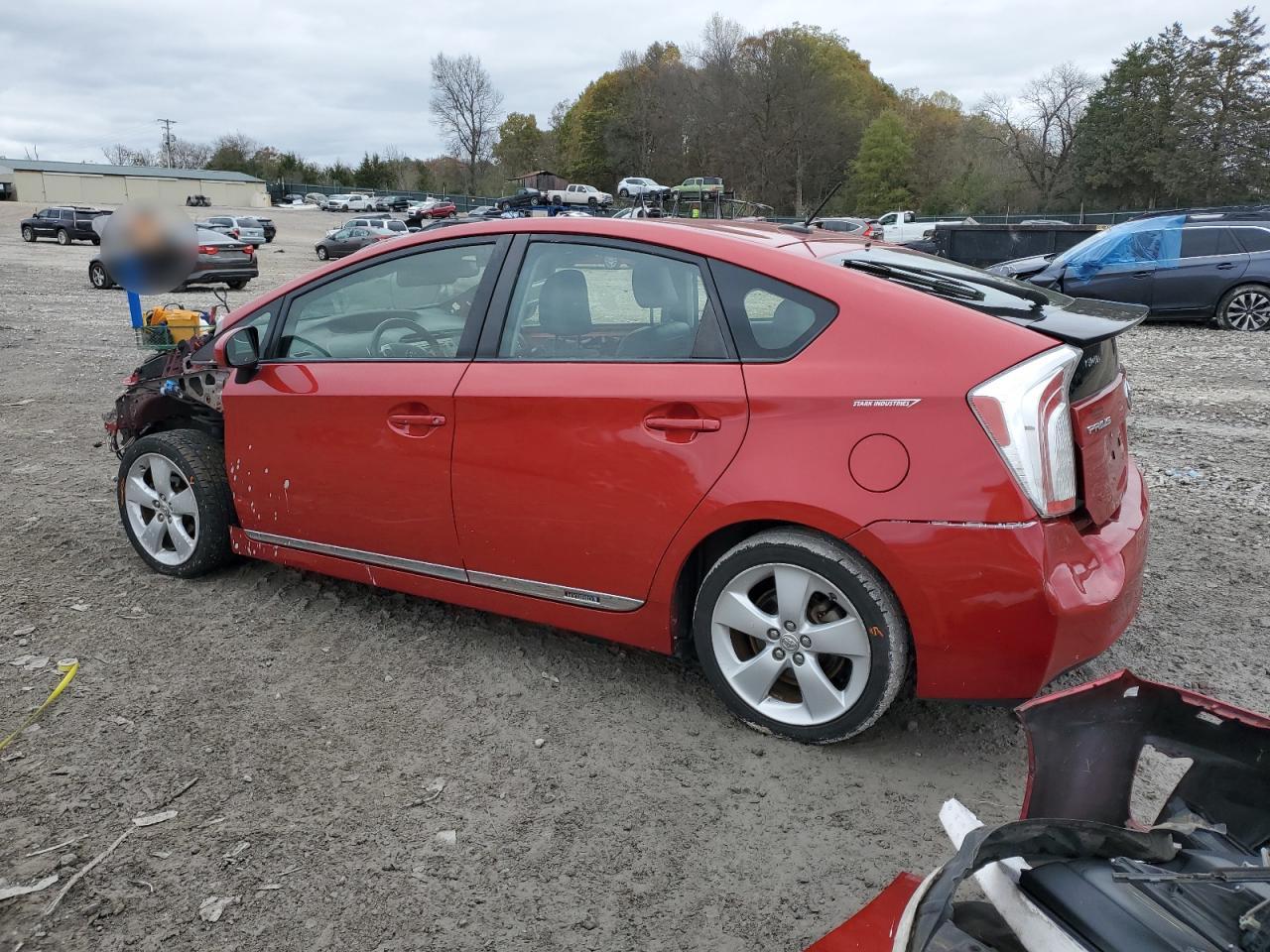 2015 Toyota Prius VIN JTDKN3DU6F1945269 Copart auction photo, front end / all over damage thumbnail 2