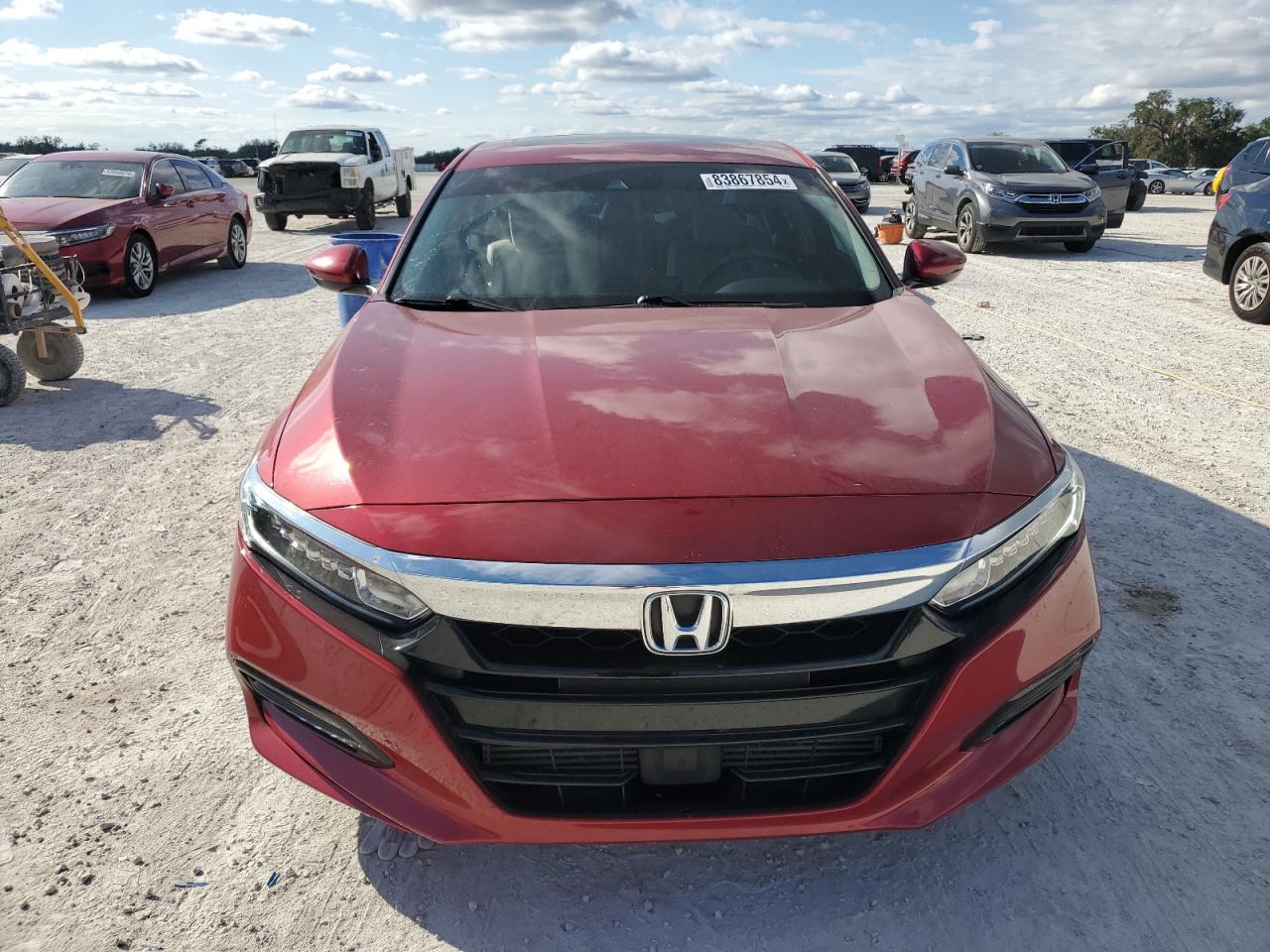 2020 Honda Accord VIN 1HGCV1F58LA109667 Copart auction photo, side / rear end damage thumbnail 5