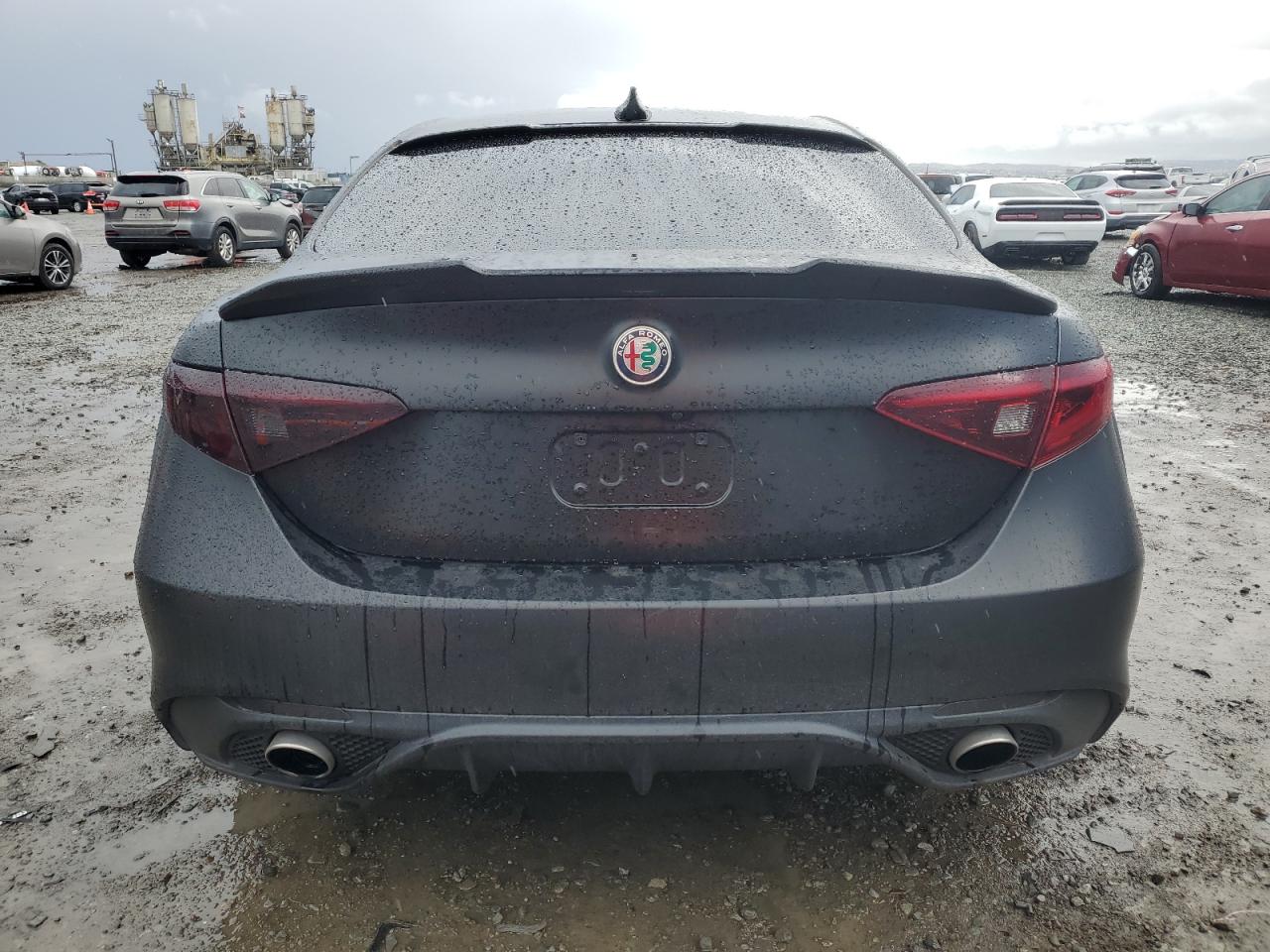 2019 Alfa Romeo Giulia VIN ZARFAMAN4K7606393 Copart auction photo, front end damage thumbnail 6