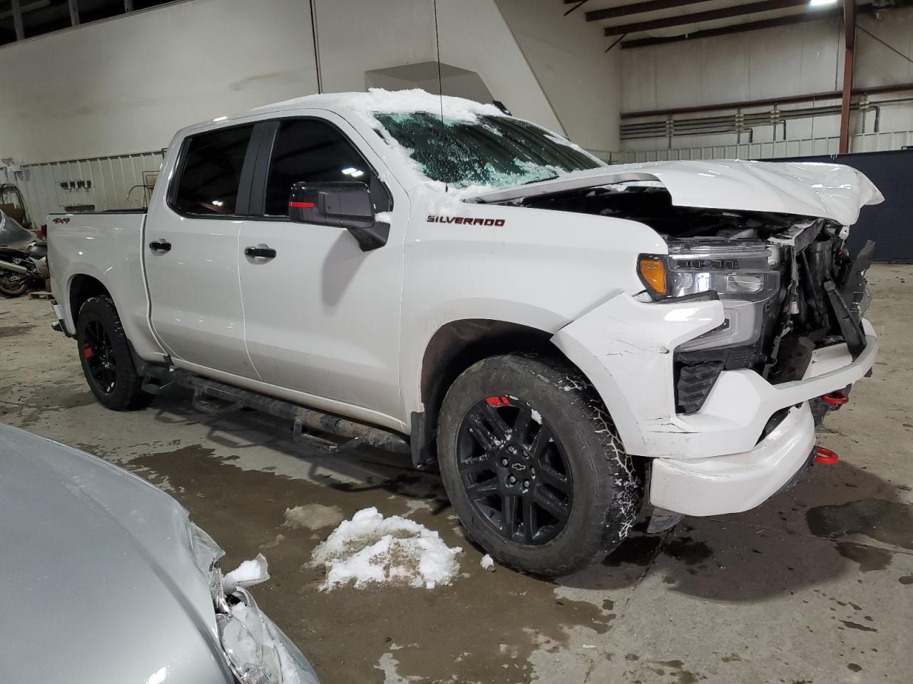 2023 Chevrolet Silverado VIN 1GCUDEE84PZ170062 Copart auction photo, front end damage thumbnail 4