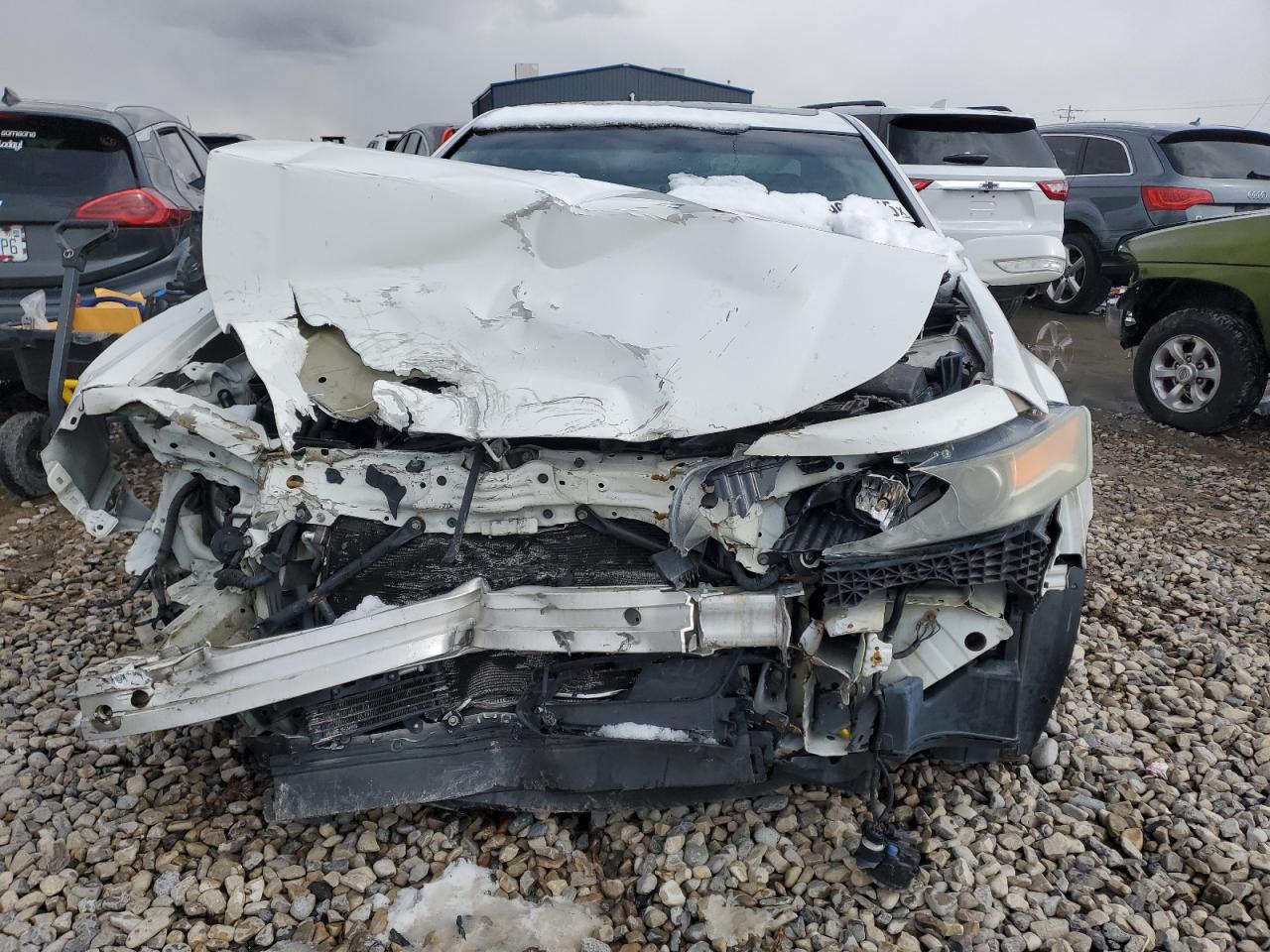 2012 Acura TL VIN 19UUA8F54CA008960 Copart auction photo, front end / all over damage thumbnail 5
