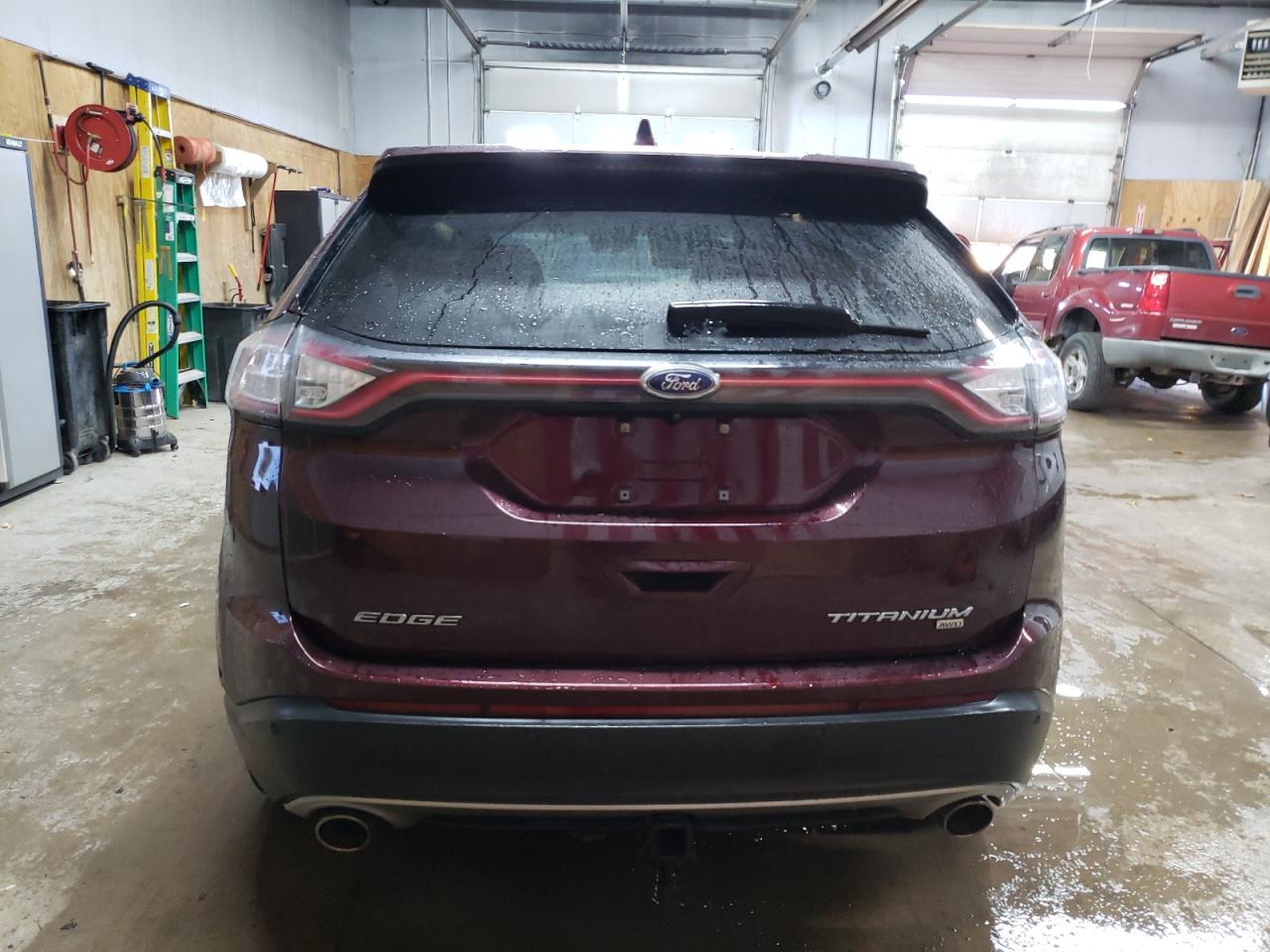 2017 Ford Edge VIN 2FMPK4K86HBB55824 Copart auction photo, front end / side damage thumbnail 6