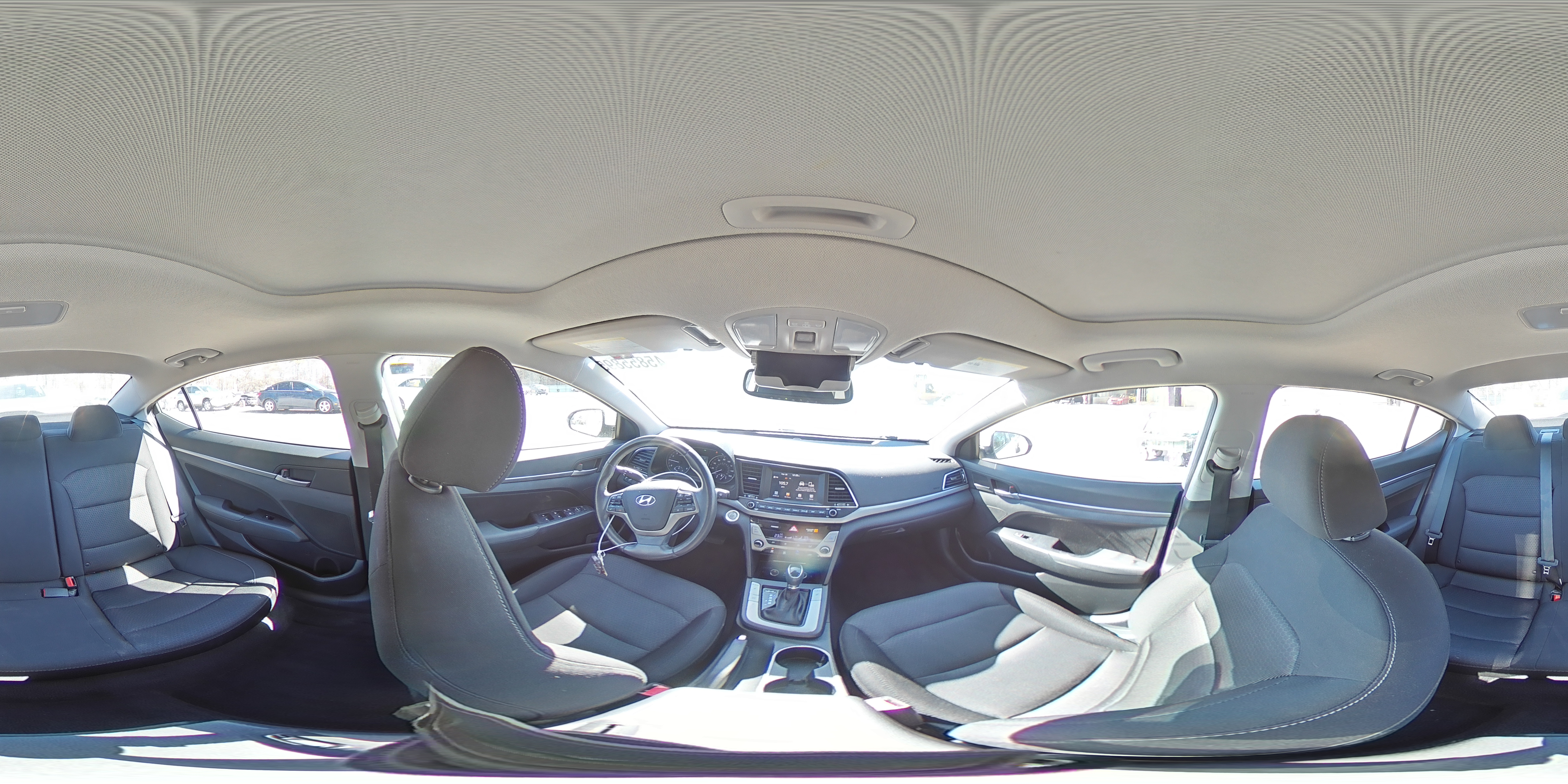 2018 Hyundai Elantra VIN 5NPD84LFXJH390093 Copart auction photo, rear end damage thumbnail 14