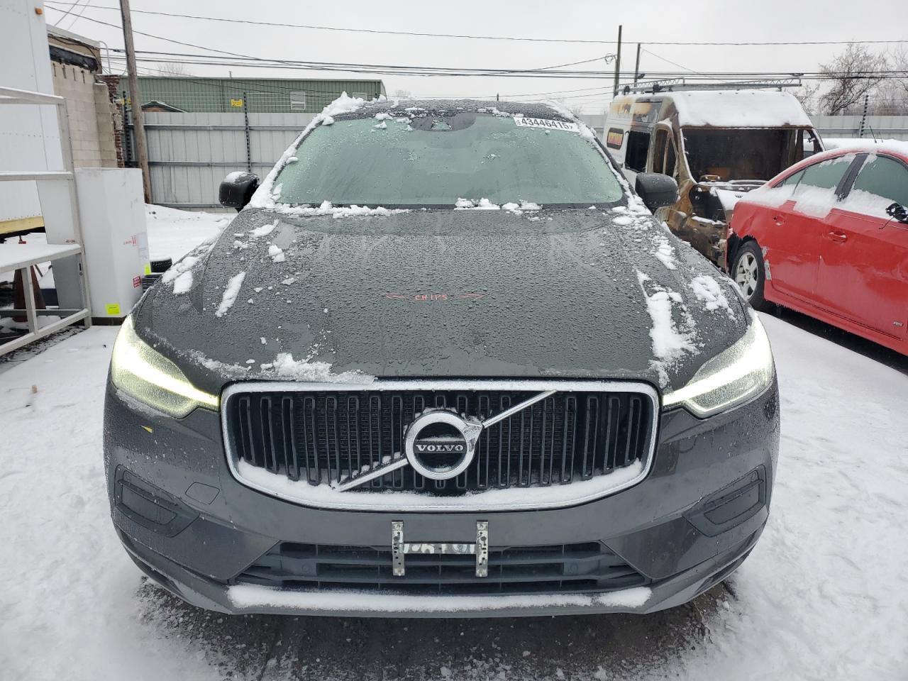 2020 Volvo XC60 VIN YV4102RK1L1417904 Copart auction photo, side damage thumbnail 5