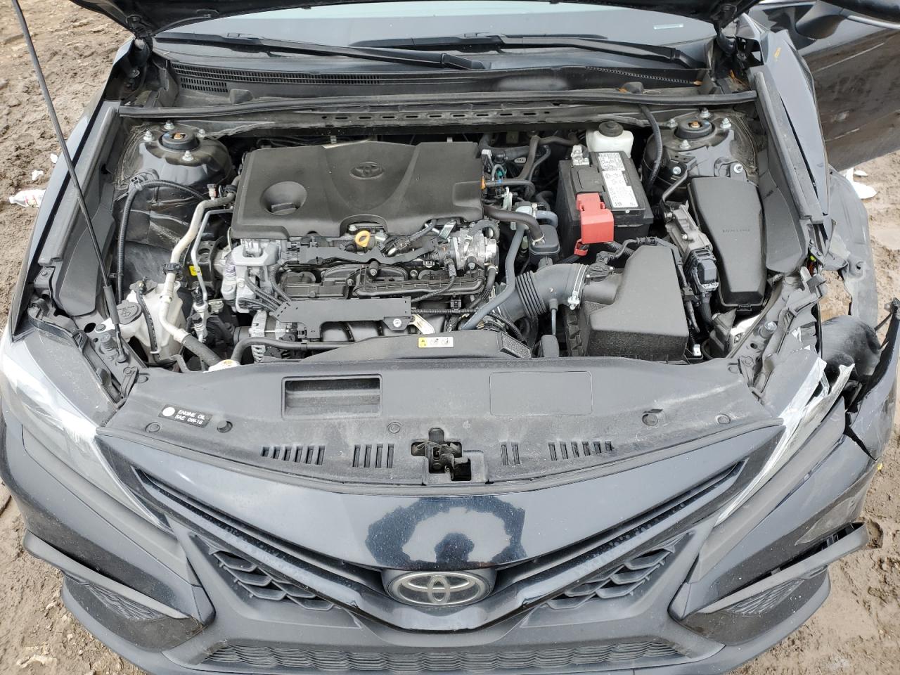 2022 Toyota Camry VIN 4T1T11AK4NU618563 Copart auction photo, front end / side damage thumbnail 13