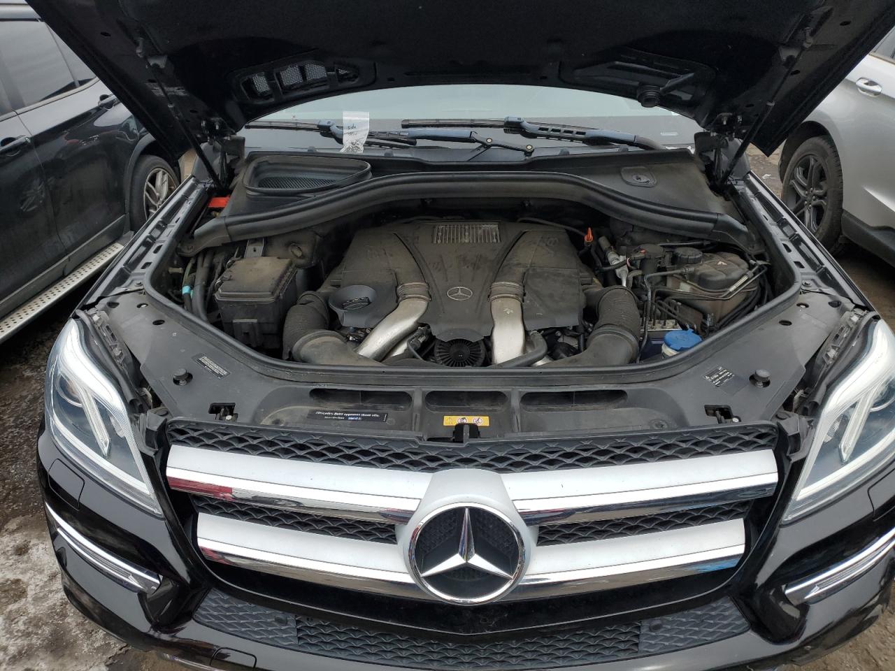 2014 Mercedes-Benz GL-klasse VIN 4JGDF7CEXEA422192 Copart auction photo, vandalism damage thumbnail 11