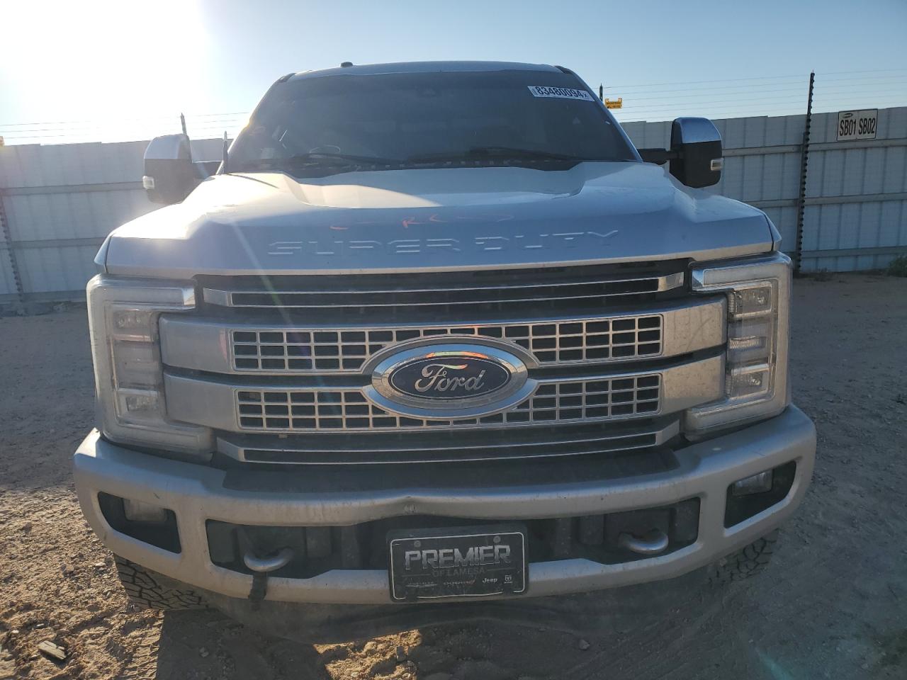 2017 Ford F250 VIN 1FT7W2BT2HEE63563 Copart auction photo, hail damage thumbnail 5