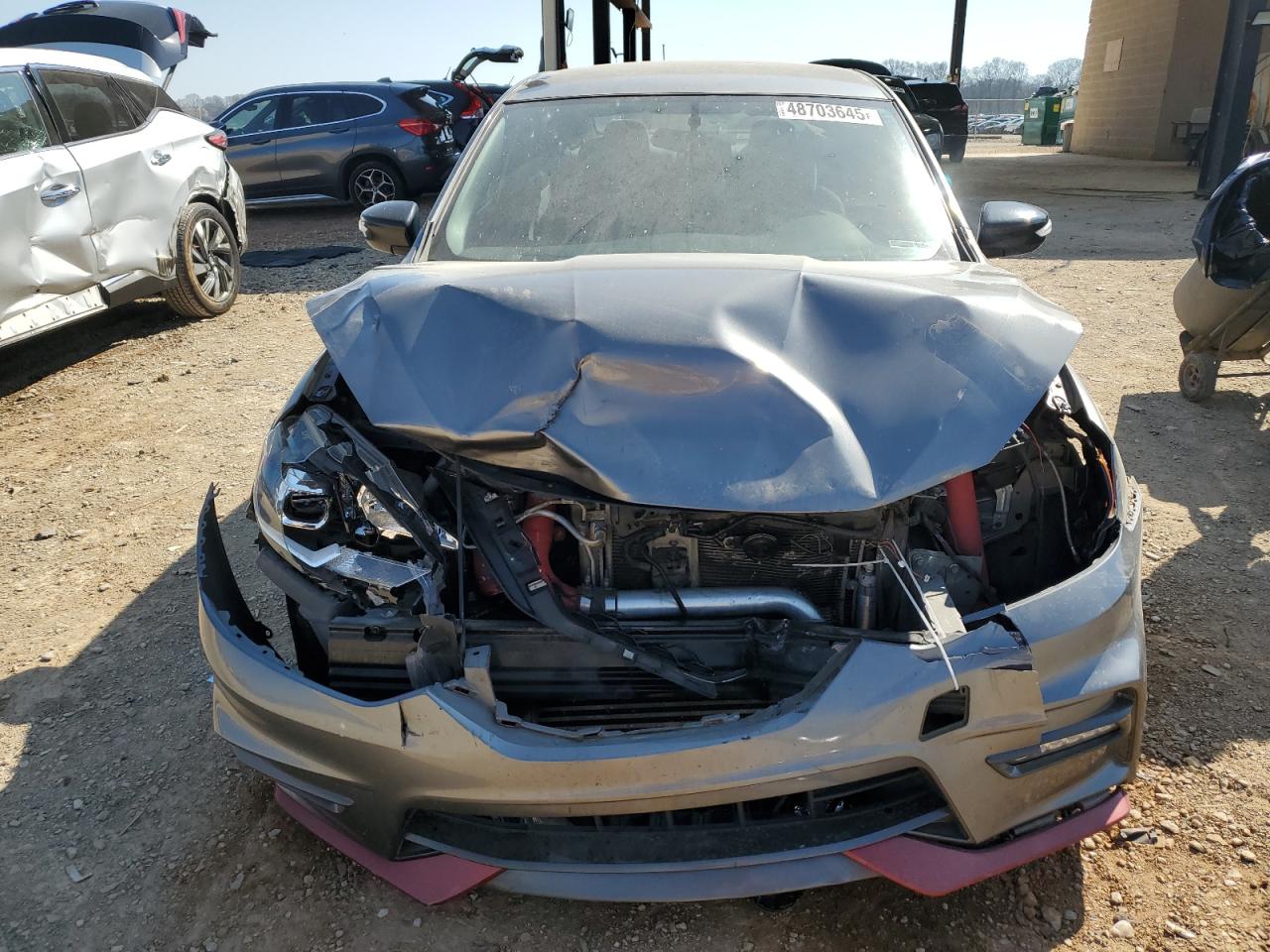 2018 Nissan Sentra VIN 3N1CB7APXJY222454 Copart auction photo, front end damage thumbnail 5
