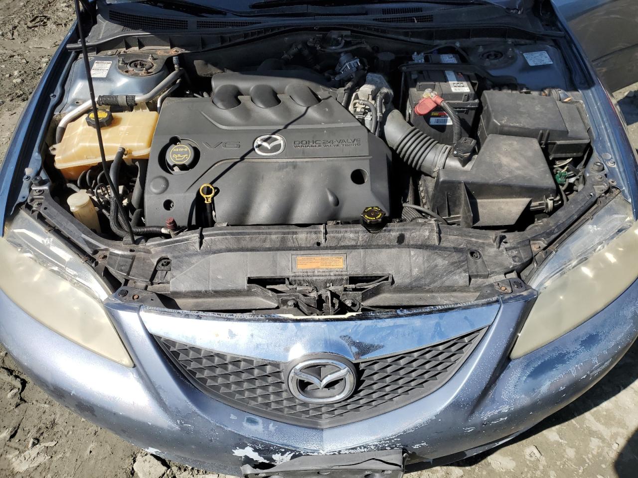 2004 Mazda 6 VIN 1YVHP82D945N89341 Copart auction photo, side / minor dent/scratches damage thumbnail 11