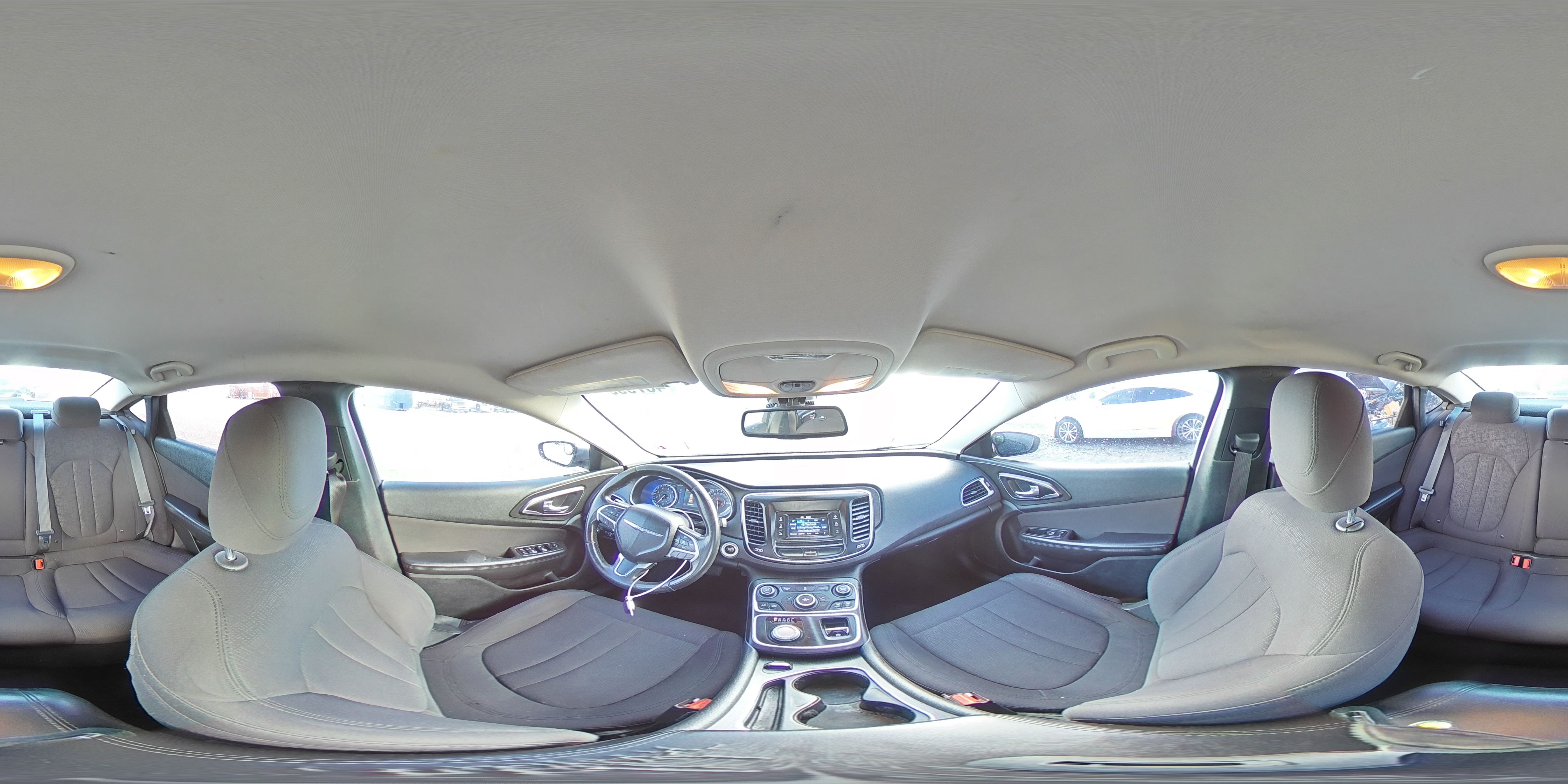 2015 Chrysler 200 VIN 1C3CCCAB3FN655386 Copart auction photo, rear end / undercarriage damage thumbnail 14