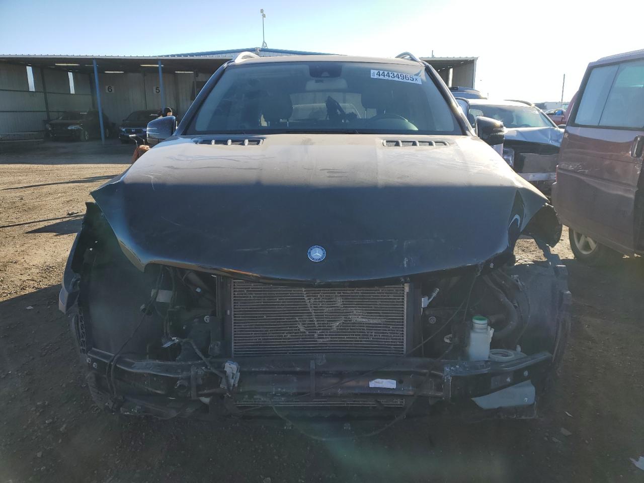 2015 Mercedes-Benz M-klasse VIN 4JGDA5HB2FA459675 Copart auction photo, front end damage thumbnail 5