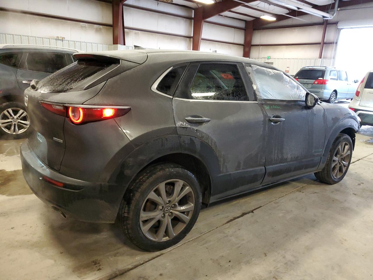 2020 Mazda CX-30 VIN 3MVDMBDL3LM112667 Copart auction photo, front end / side damage thumbnail 3