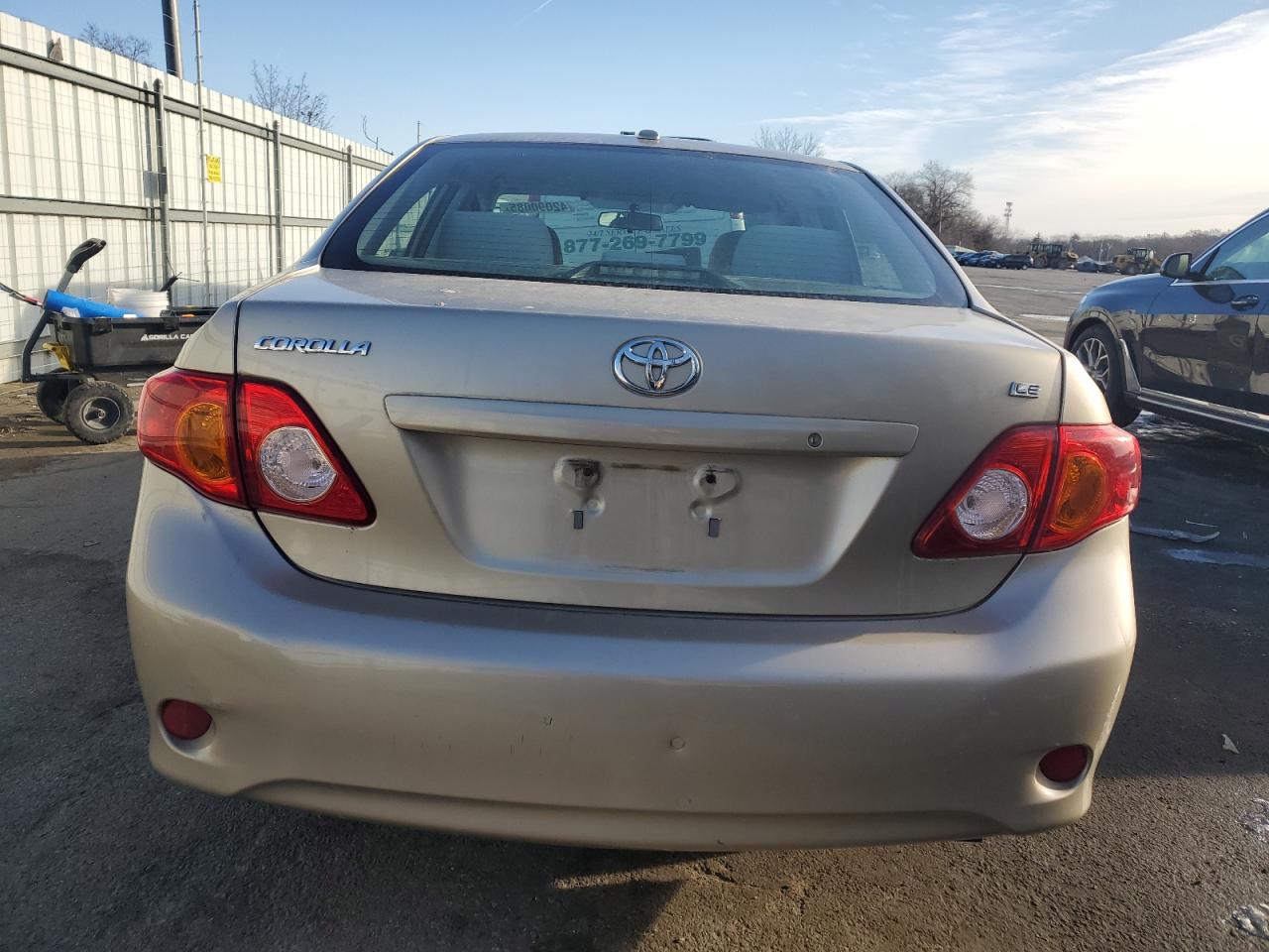 2010 Toyota Corolla VIN 2T1BU4EE6AC301291 Copart auction photo, side damage thumbnail 6