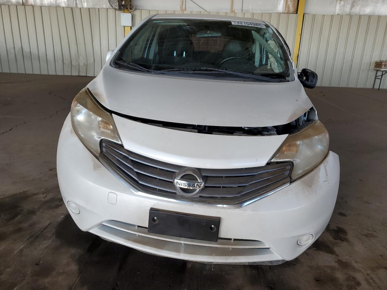 2014 Nissan Versa VIN 3N1CE2CP7EL412769 Copart auction photo, side / front end damage thumbnail 5