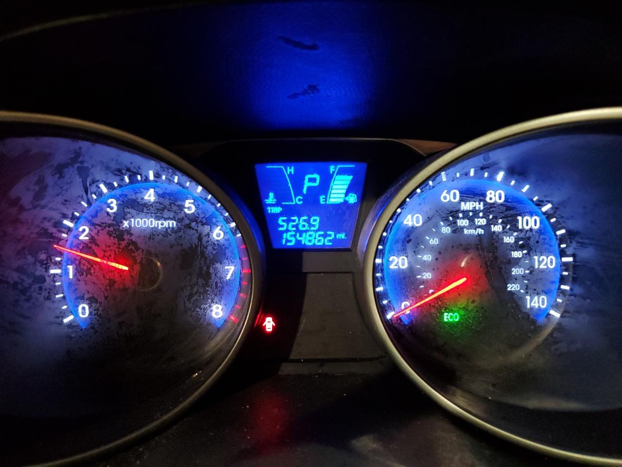 2012 Hyundai Tucson VIN KM8JU3AC3CU385839 Copart auction photo, all over damage thumbnail 9