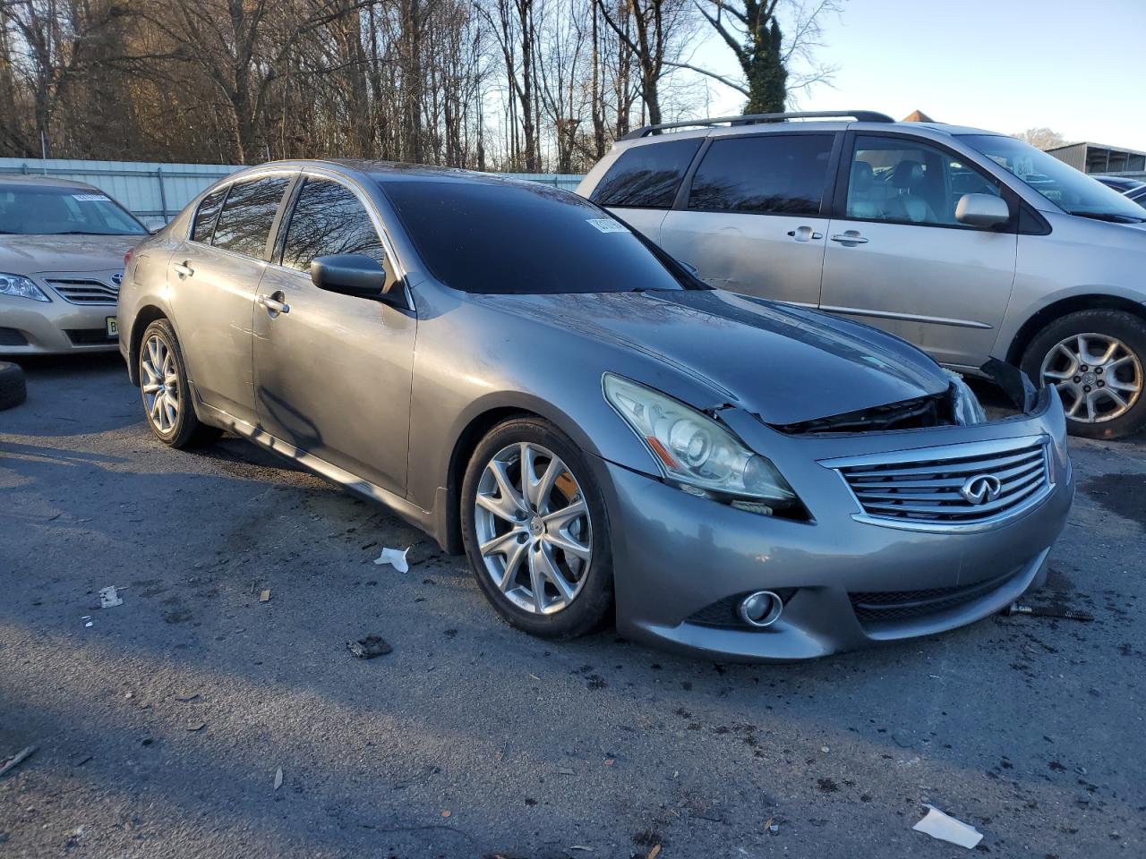 2011 Infiniti G VIN JN1CV6AP5BM508492 Copart auction photo, all over damage thumbnail 4