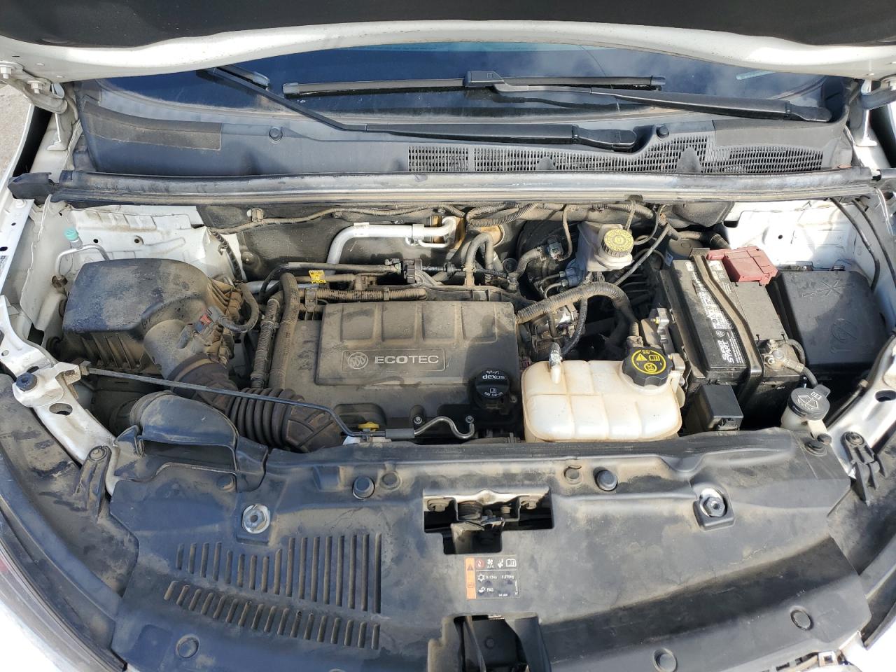 2017 Buick Encore VIN KL4CJASB7HB170123 Copart auction photo, front end / side damage thumbnail 12