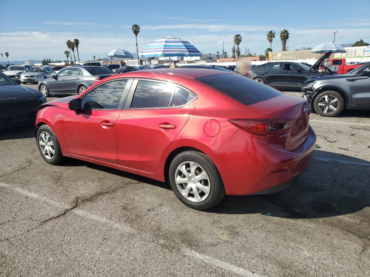 2017 Mazda 3 VIN 3MZBN1U77HM112307 Copart auction photo, front end damage thumbnail 2