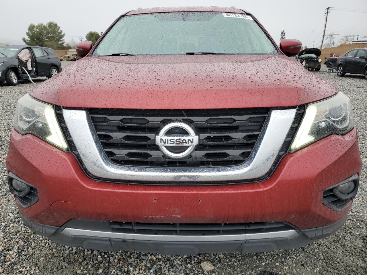 2017 Nissan Pathfinder VIN 5N1DR2MN9HC678163 Copart auction photo, side / minor dent/scratches damage thumbnail 5