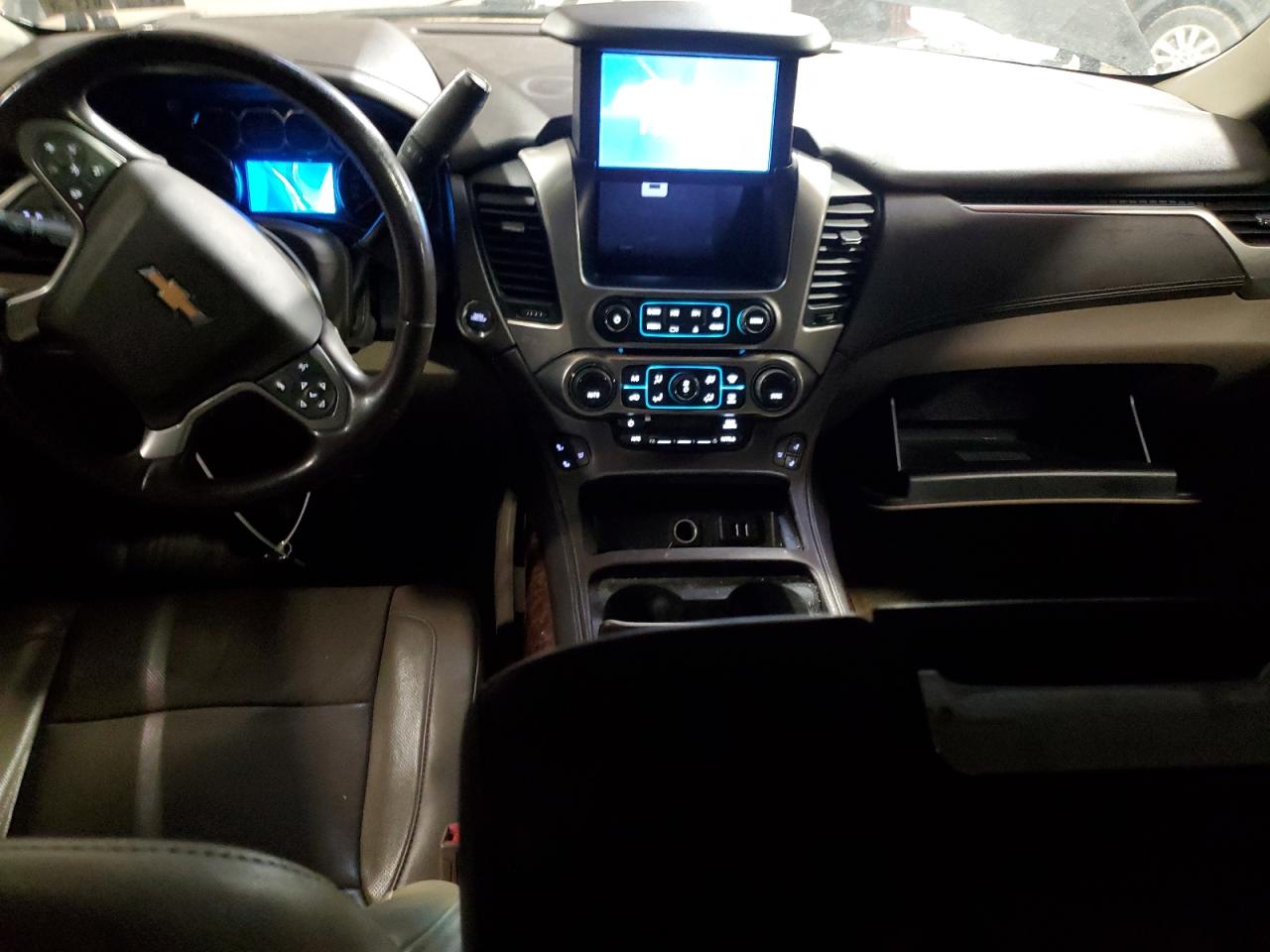 2015 Chevrolet Suburban VIN 1GNSKKKC1FR502713 Copart auction photo, rear end / side damage thumbnail 8