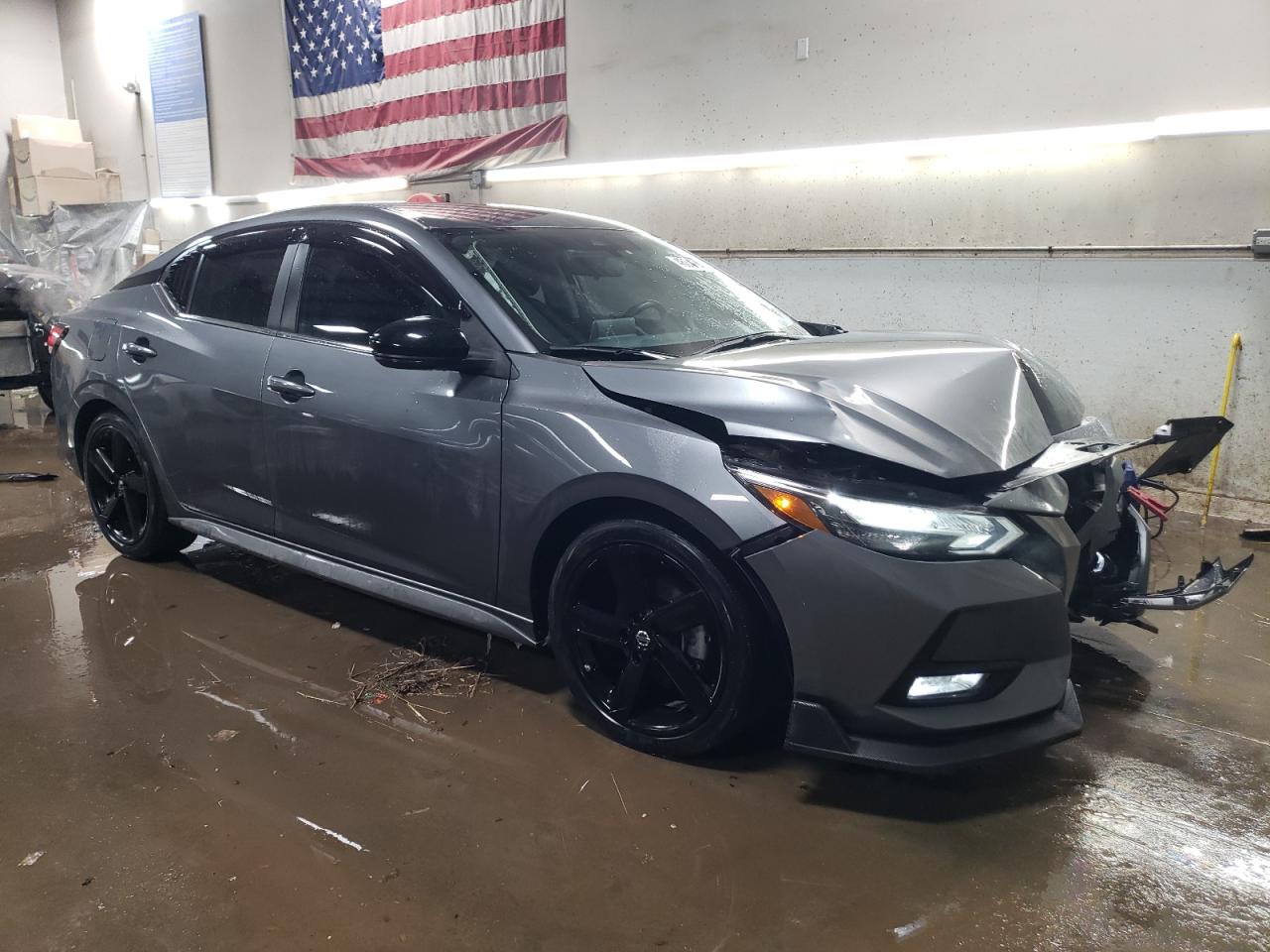 2022 Nissan Sentra VIN 3N1AB8DVXNY265169 Copart auction photo, front end damage thumbnail 4
