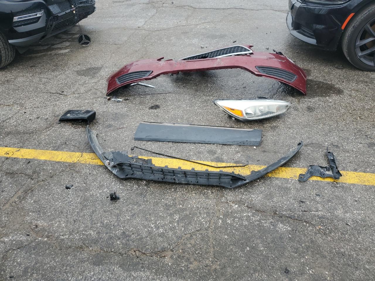 2017 Ford Focus VIN 1FADP3K25HL347854 Copart auction photo, front end / rear end damage thumbnail 14
