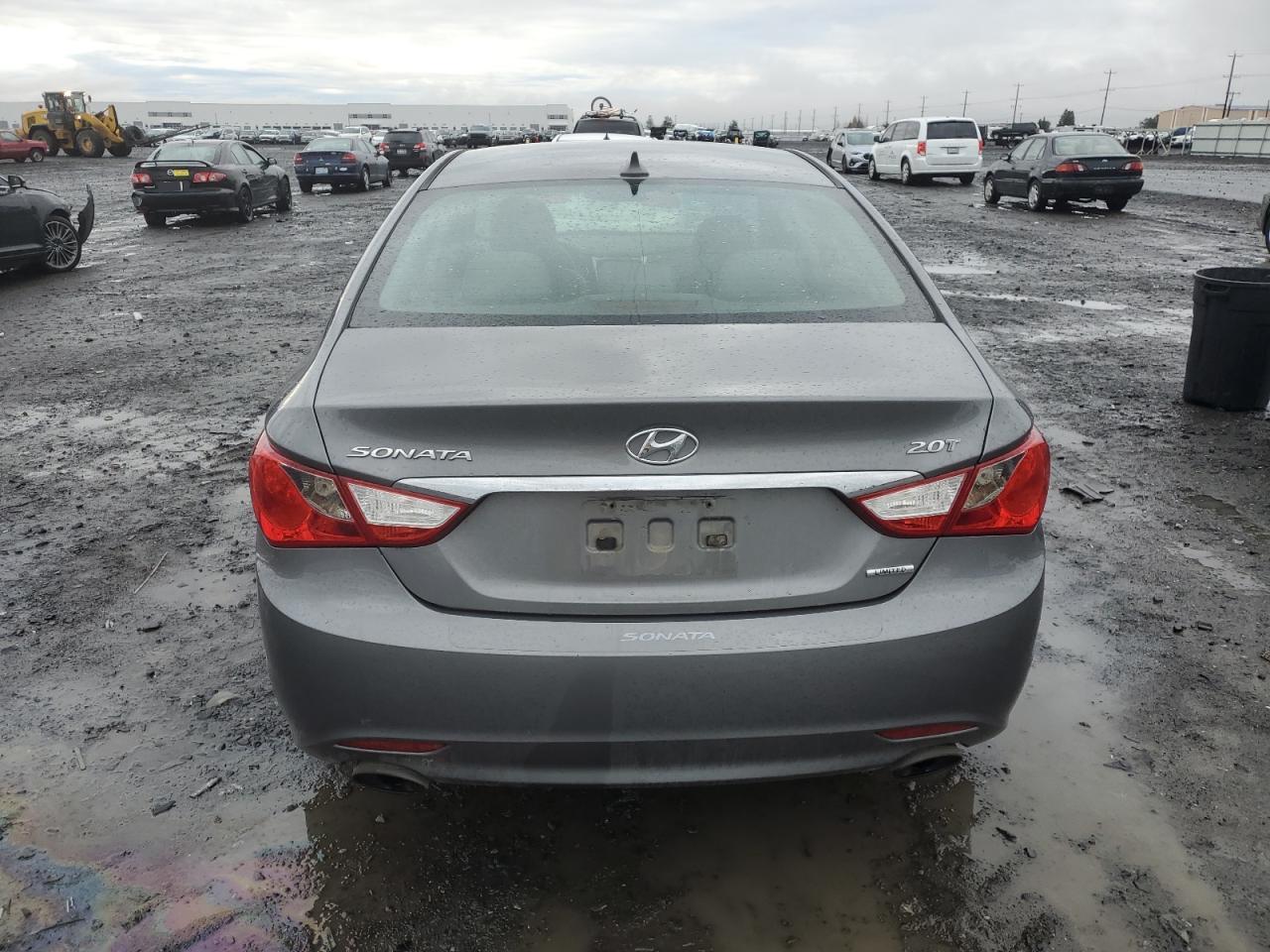 2013 Hyundai Sonata VIN 5NPEC4AB5DH716650 Copart auction photo, front end / side damage thumbnail 6