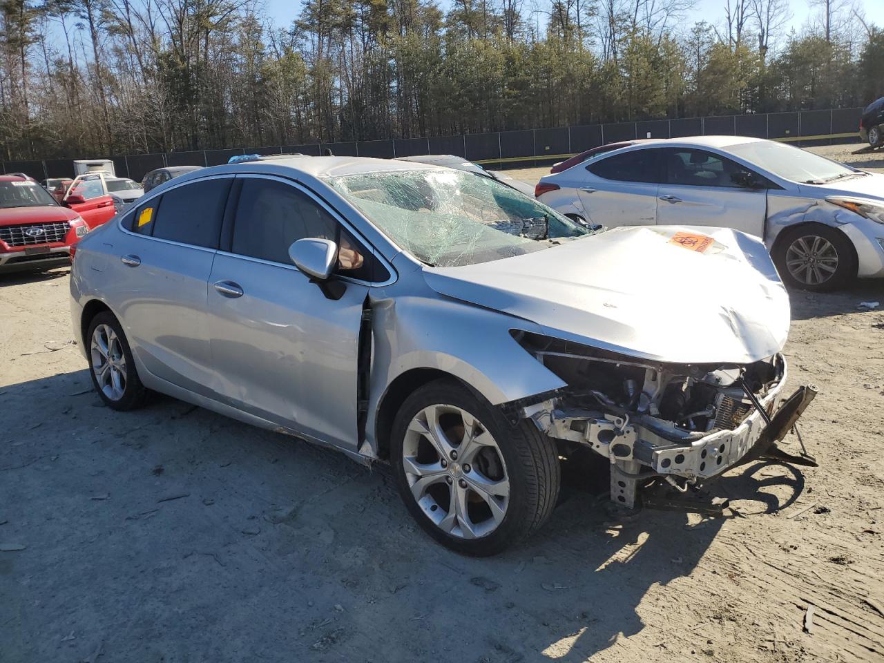 2017 Chevrolet Cruze VIN 1G1BF5SM8H7192204 Copart auction photo, all over / undercarriage damage thumbnail 4