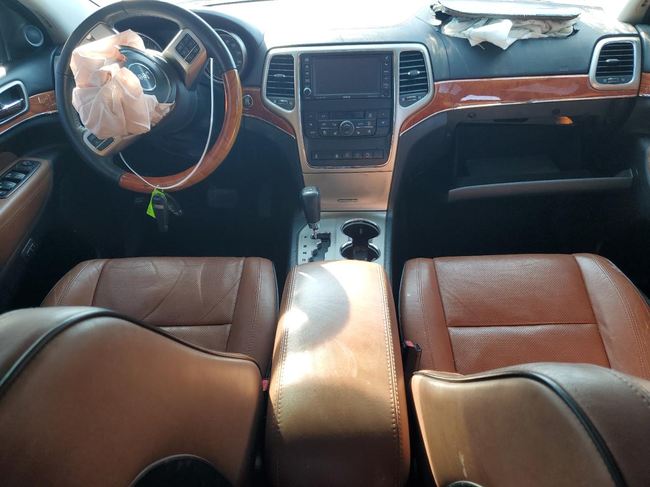 2012 Jeep Grand Cherokee VIN 1C4RJFCGXCC324284 Copart auction photo, front end / side damage thumbnail 8
