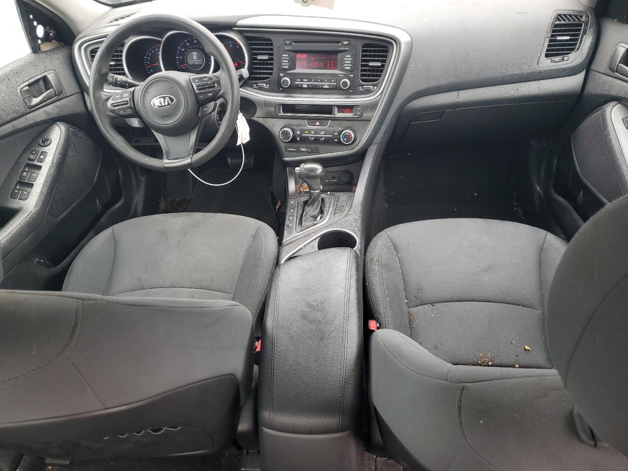 2015 KIA Optima VIN KNAGM4A76F5536241 Copart auction photo, all over damage thumbnail 8