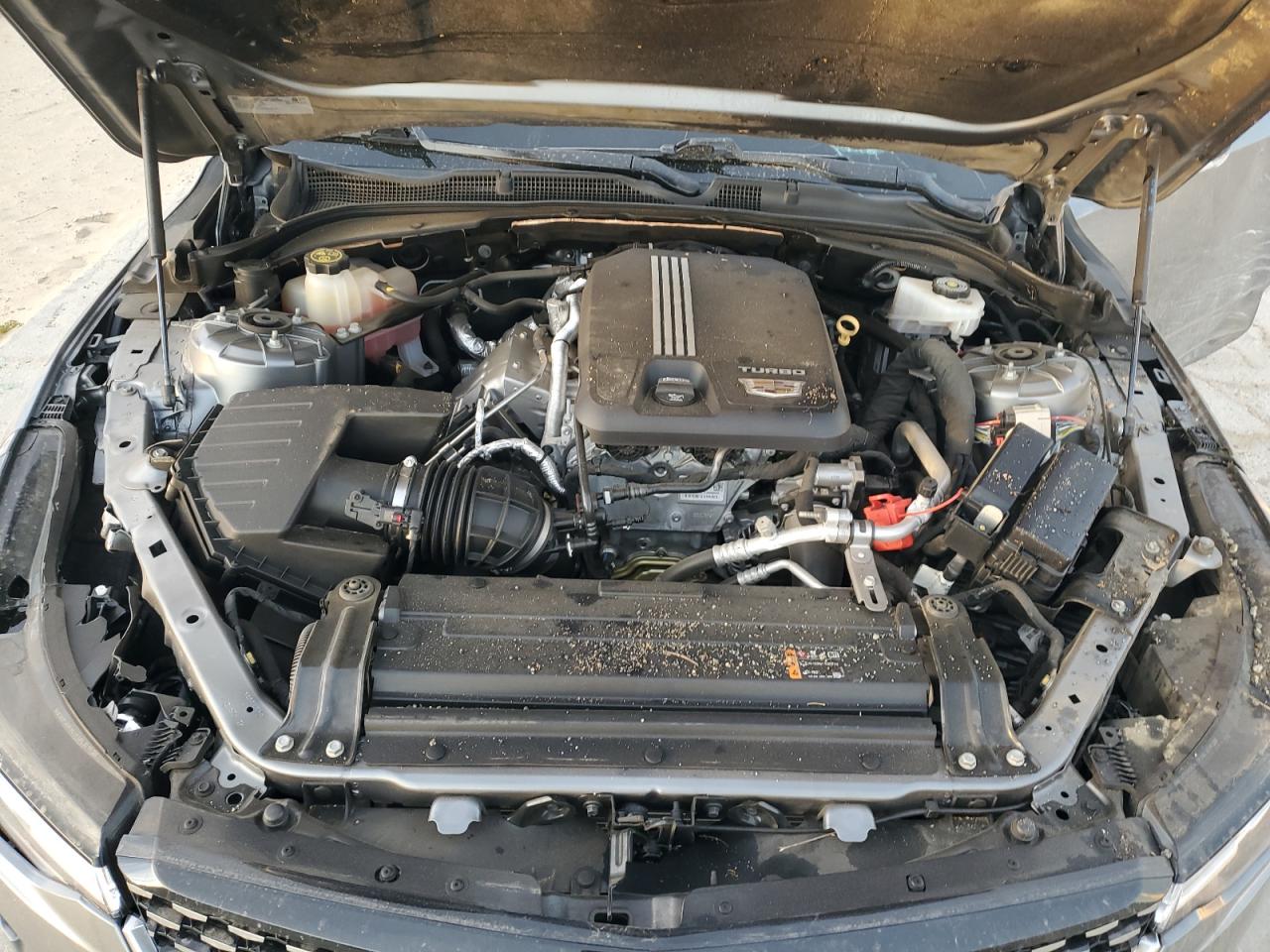 2021 Cadillac CT4 VIN 1G6DA5RK9M0143196 Copart auction photo, all over damage thumbnail 12