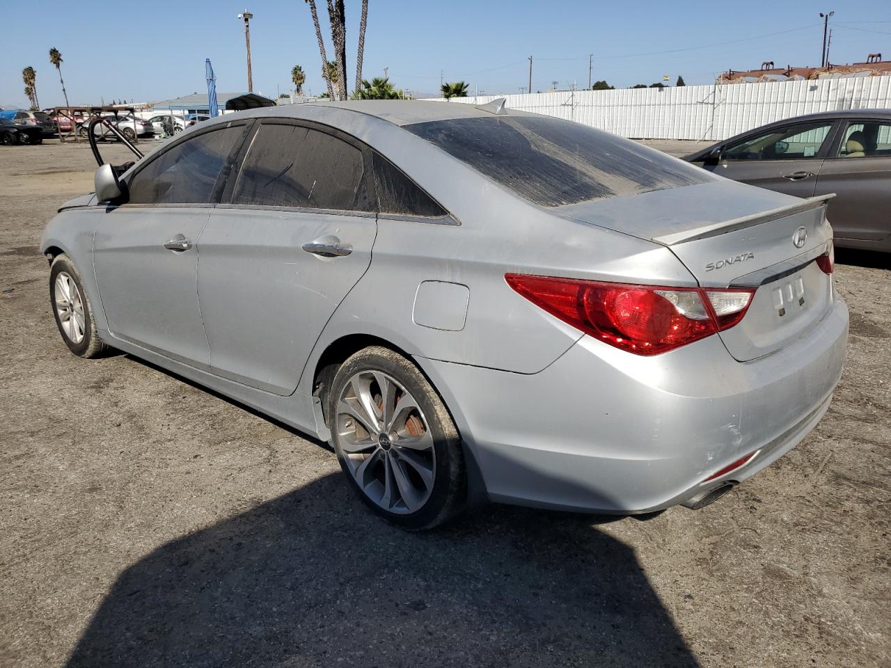 2013 Hyundai Sonata VIN 5NPEC4AB8DH623122 Copart auction photo, front end / rear end damage thumbnail 2