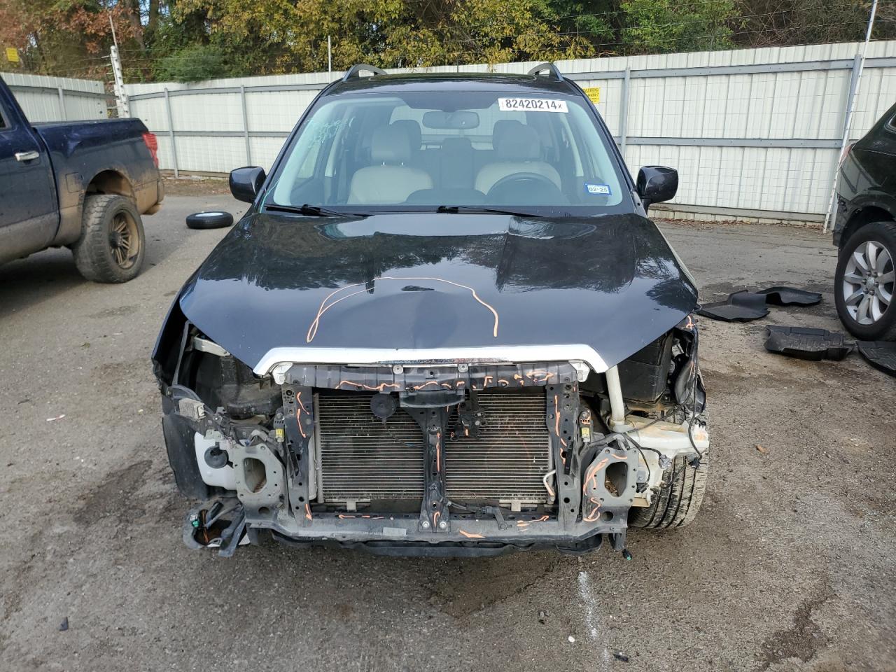 2014 Subaru Forester VIN JF2SJAHC5EH463241 Copart auction photo, front end / minor dent/scratches damage thumbnail 5