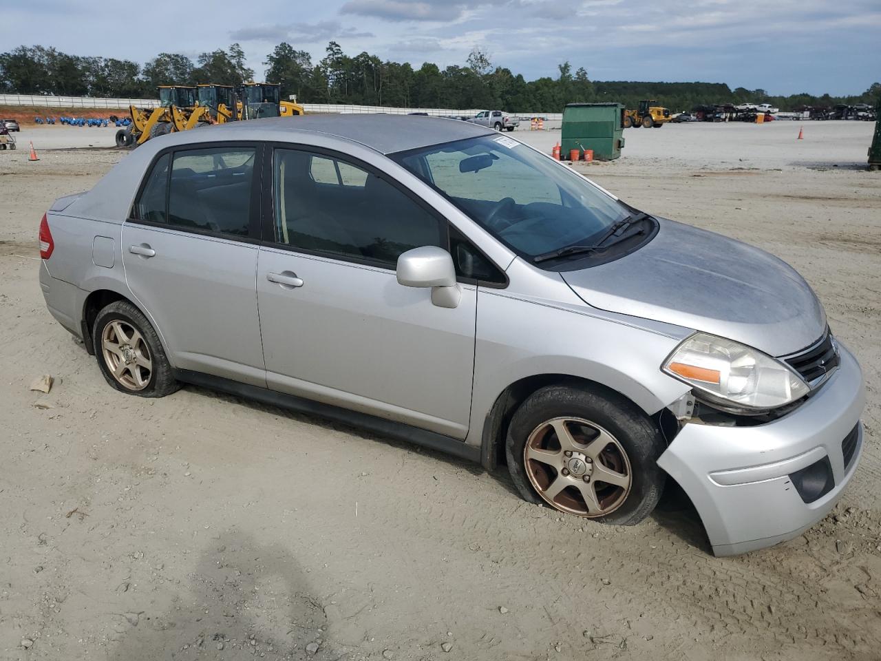 2011 Nissan Versa VIN 3N1BC1AP2BL442238 Copart auction photo, undercarriage damage thumbnail 4