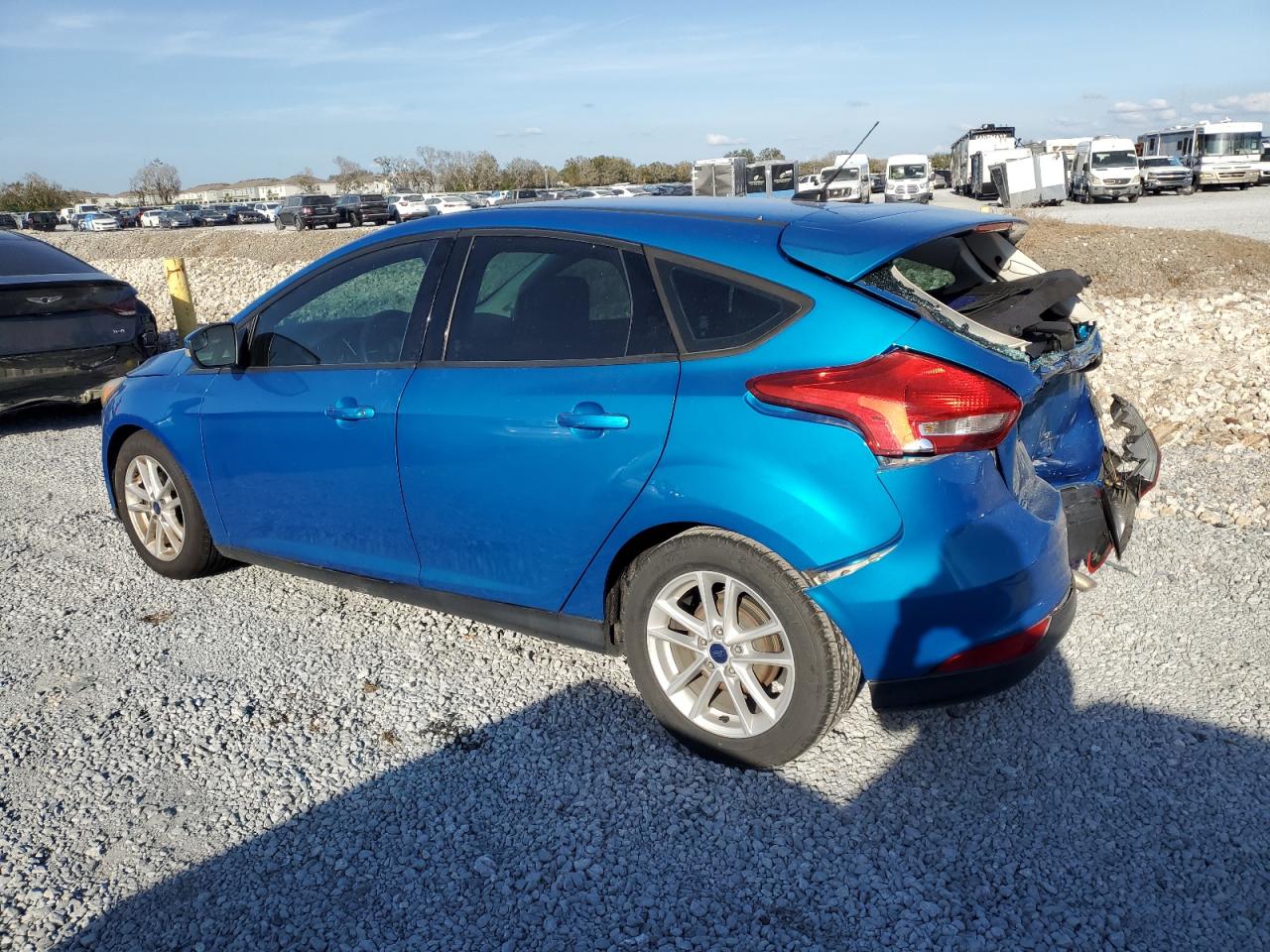 2016 Ford Focus VIN 1FADP3K21GL371485 Copart auction photo, rear end damage thumbnail 2