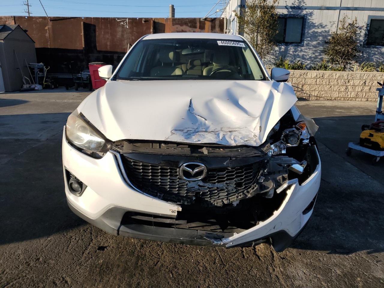 2015 Mazda CX-5 VIN JM3KE2CY3F0483202 Copart auction photo, front end damage thumbnail 5