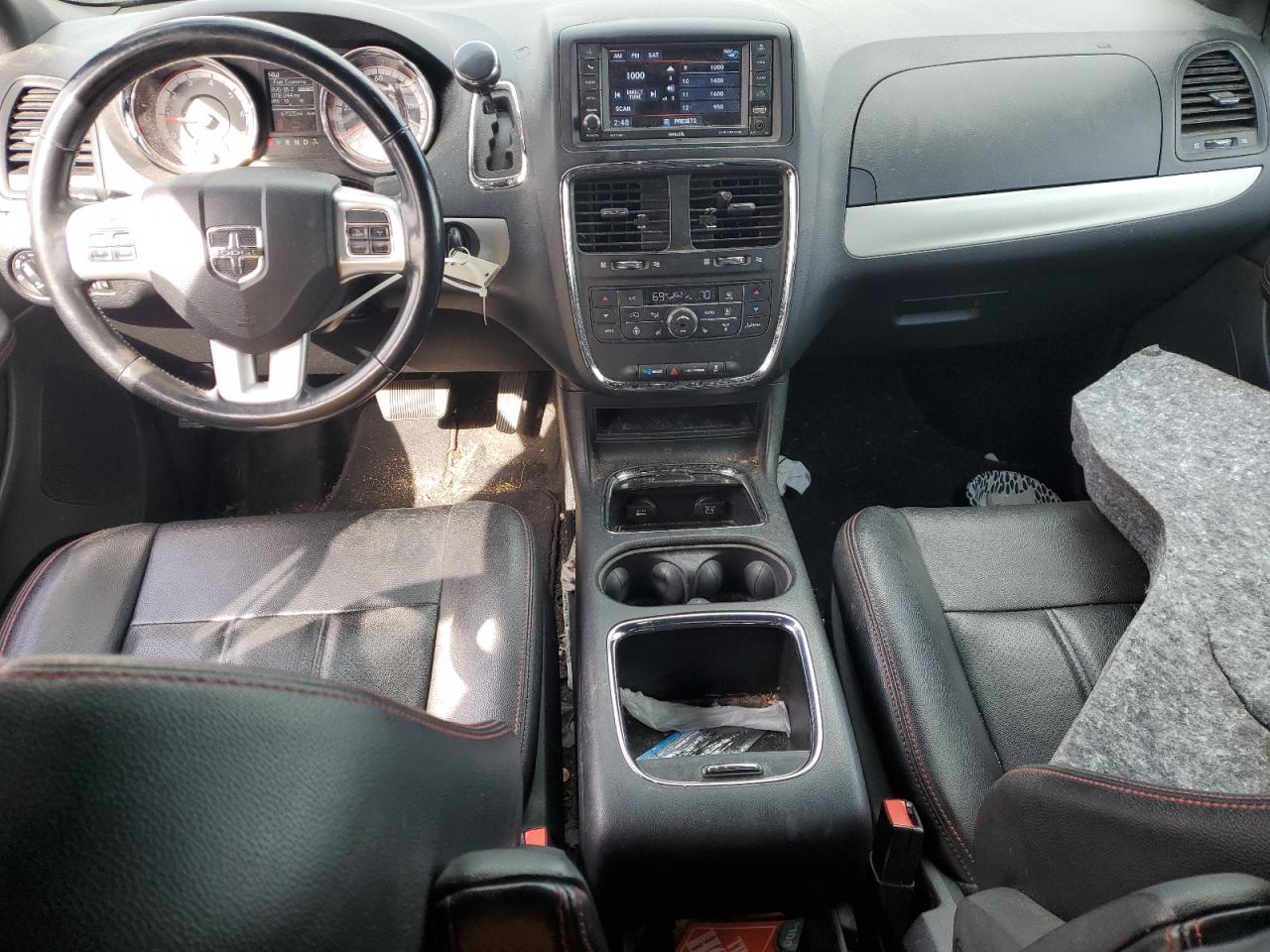 2019 Dodge Caravan VIN 2C4RDGEG9KR740195 Copart auction photo, front end / side damage thumbnail 8