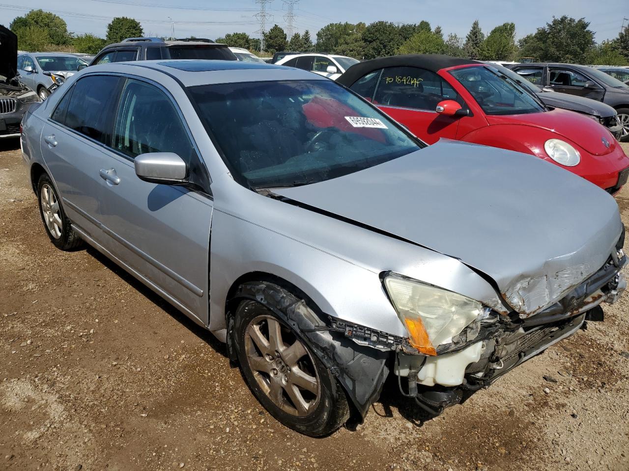 2005 Honda Accord VIN 1HGCM66545A069963 Copart auction photo, front end damage thumbnail 4