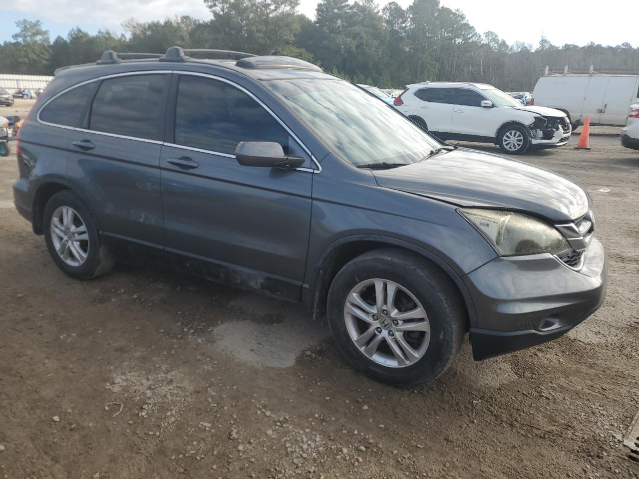 2011 Honda CR-V VIN 5J6RE4H75BL032424 Copart auction photo, all over damage thumbnail 4