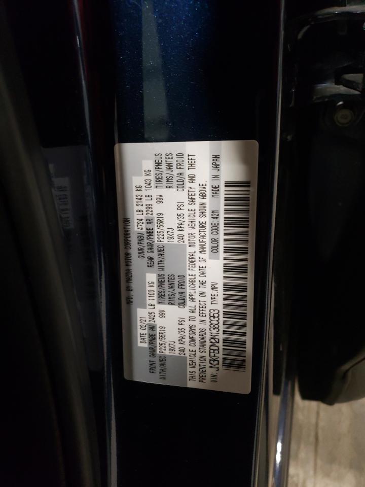 2021 Mazda CX-5 VIN JM3KFBDM2M1380353 Copart auction photo, front end / side damage thumbnail 15