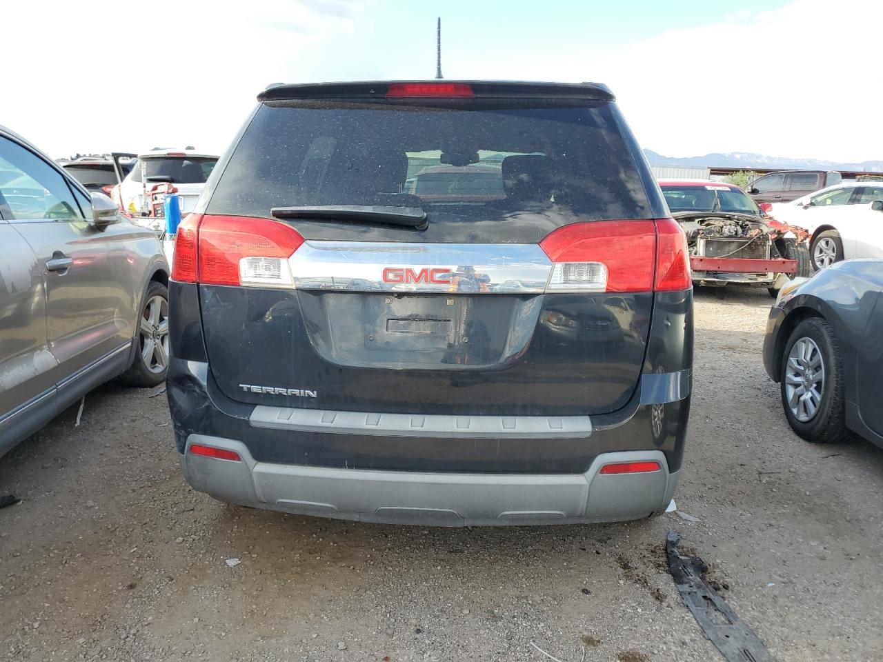 2013 GMC Terrain VIN 2GKALMEKXD6227419 Copart auction photo, front end / undercarriage damage thumbnail 6