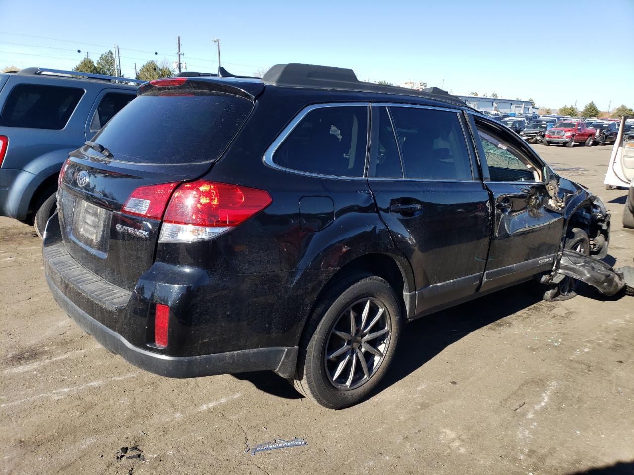 2013 Subaru Outback VIN 4S4BRCKC9D3260419 Copart auction photo, rollover / hail damage thumbnail 3