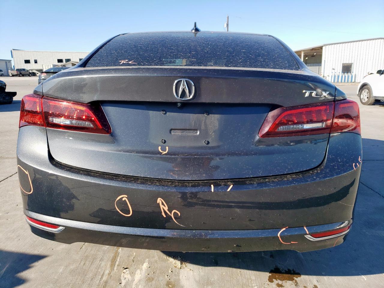 2016 Acura TLX VIN 19UUB1F59GA010374 Copart auction photo, side / rear end damage thumbnail 6