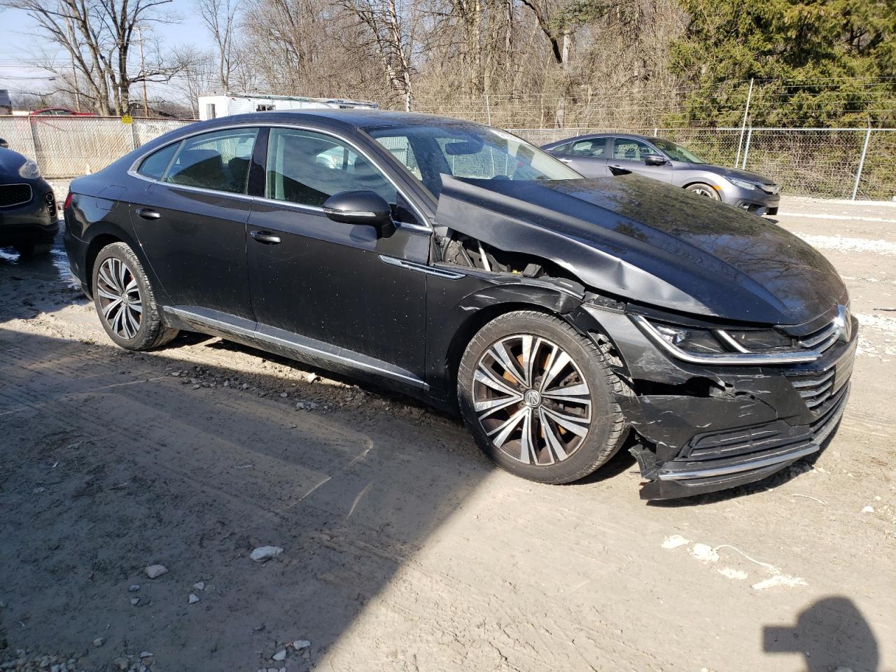 2019 Volkswagen Arteon VIN WVWBR7AN5KE009221 Copart auction photo, front end damage thumbnail 4